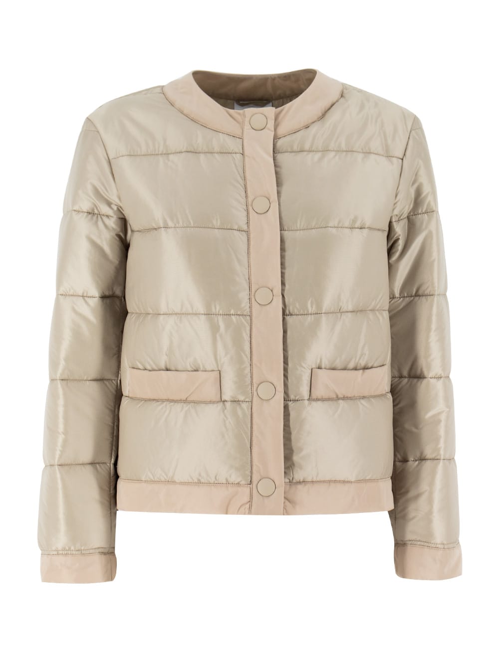 Shop Aspesi Jacket In Coloniale/colonial Beige