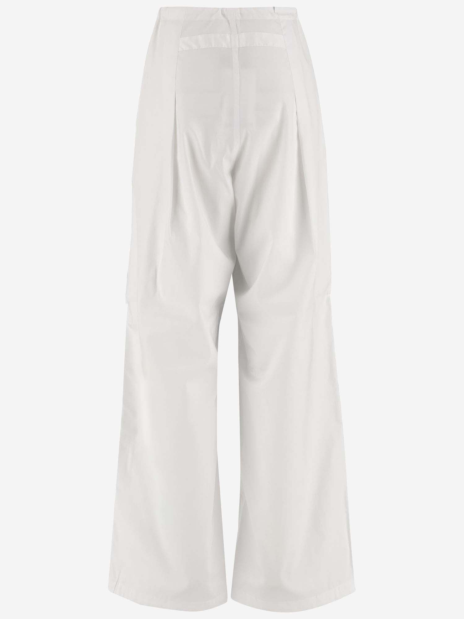 Shop Darkpark Cotton Pants In White