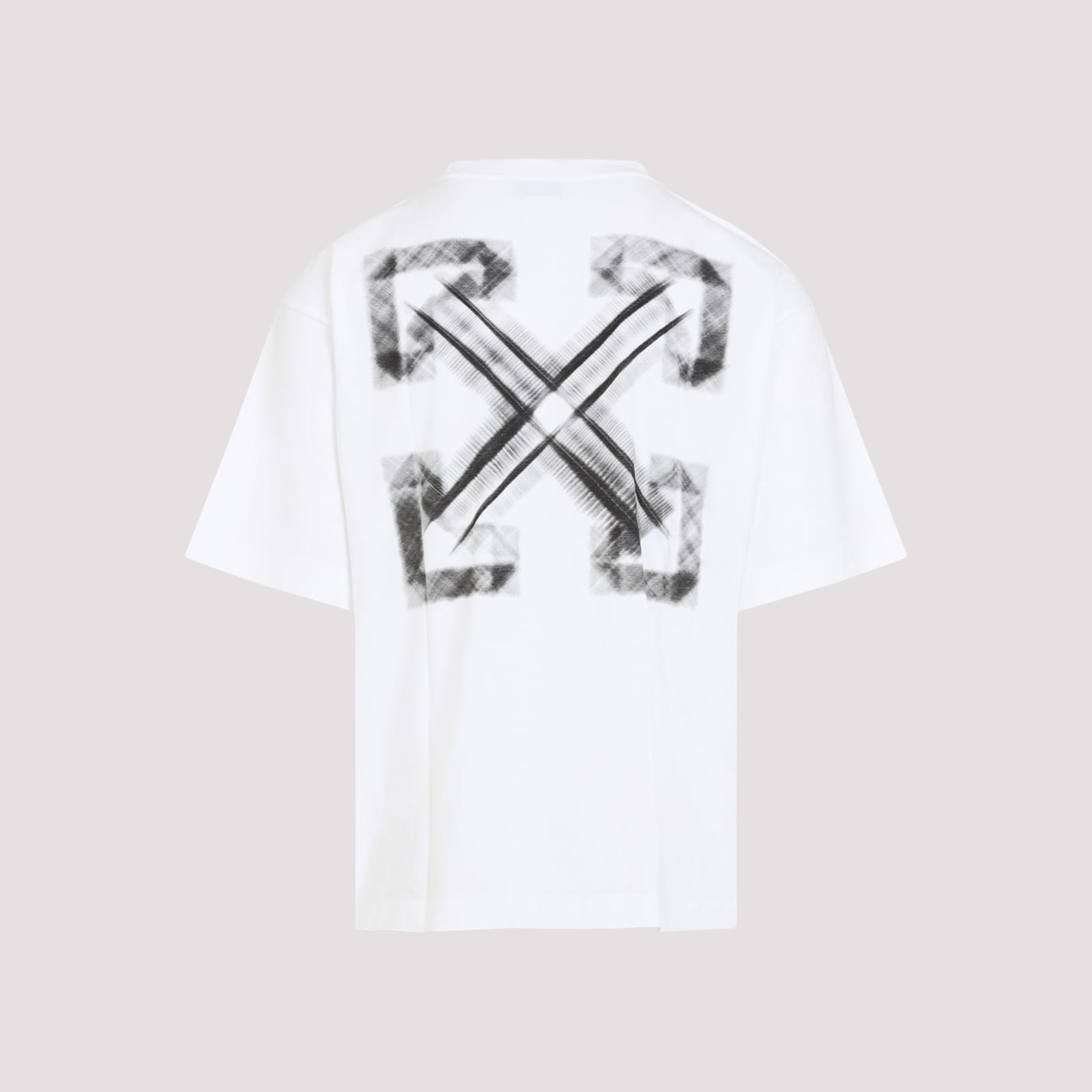 Shop Off-white Vibe Arrow Skate S/s T-shirt In White Black