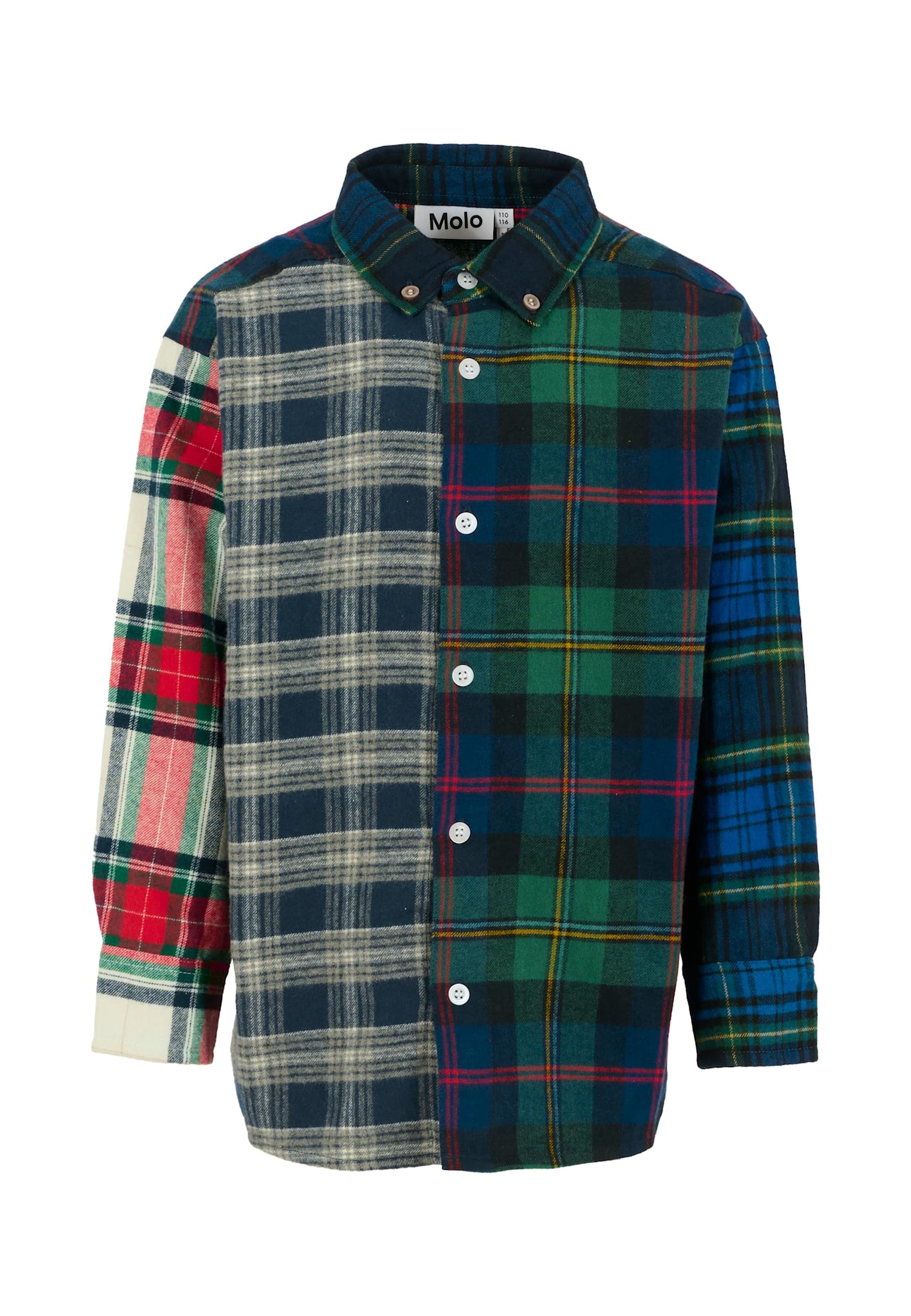 Molo Multicolor Shirt For Boy In Multi