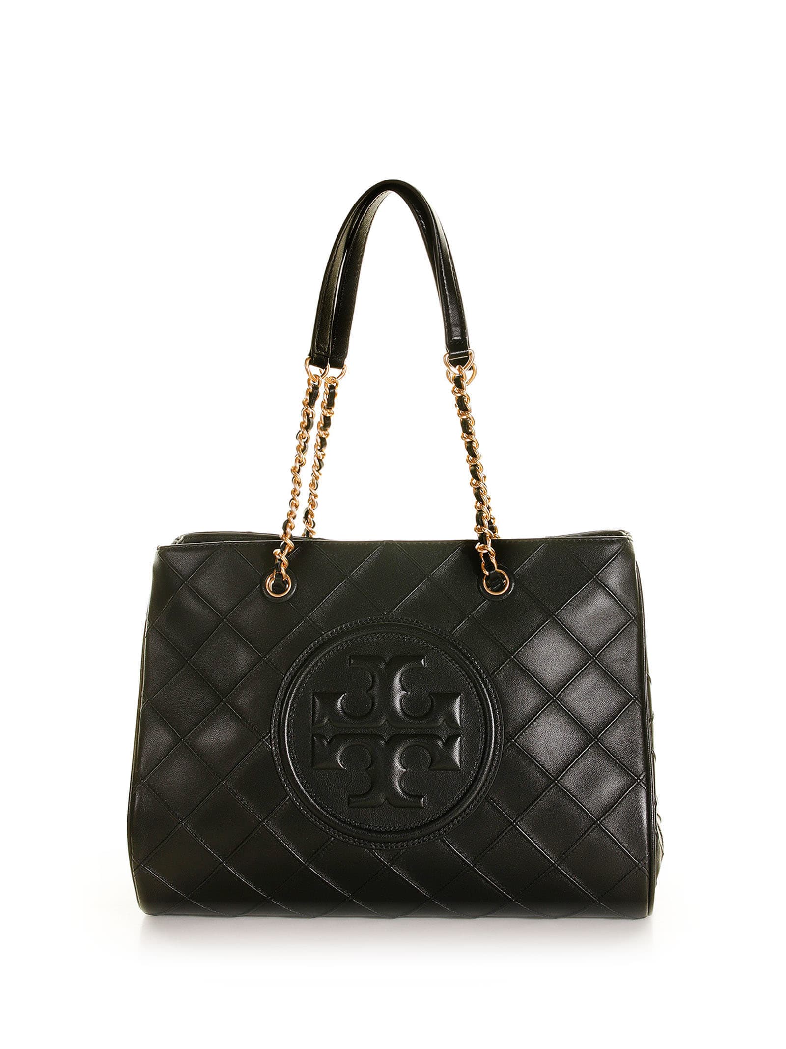 6987 TORY BURCH Fleming Large Pouch BLACK