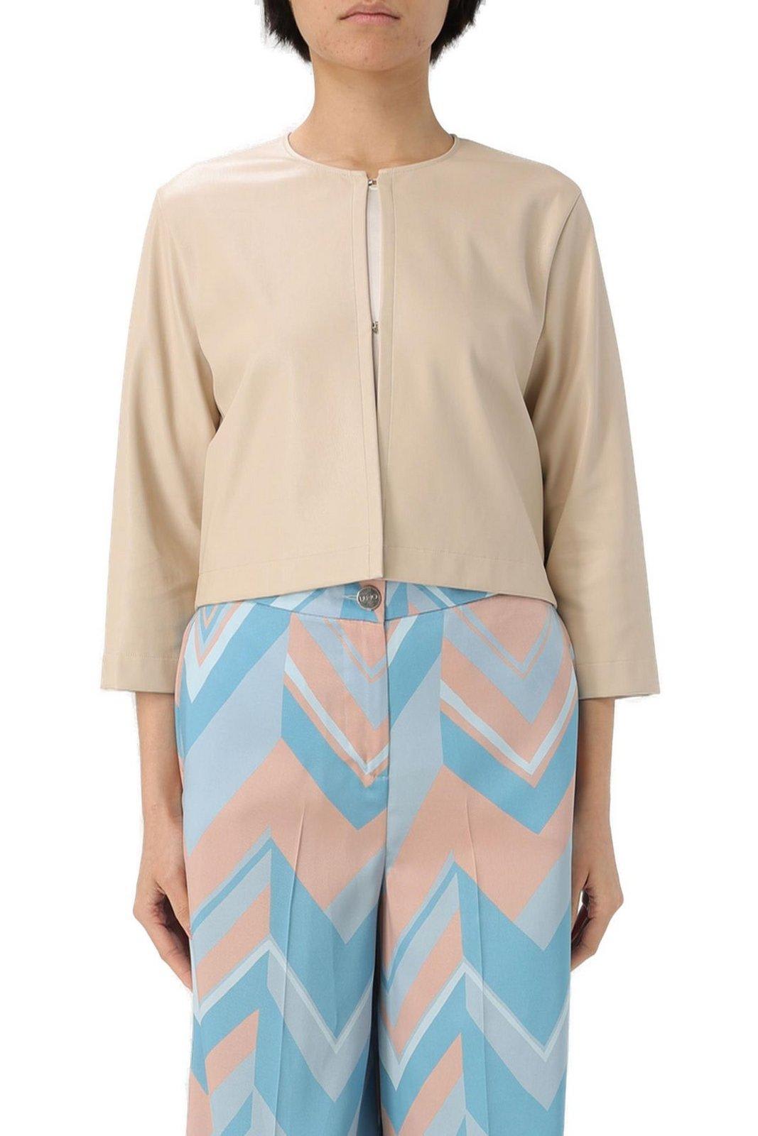 Liu-Jo 3/4 Sleeved Crewneck Cropped Jacket Liu-jo