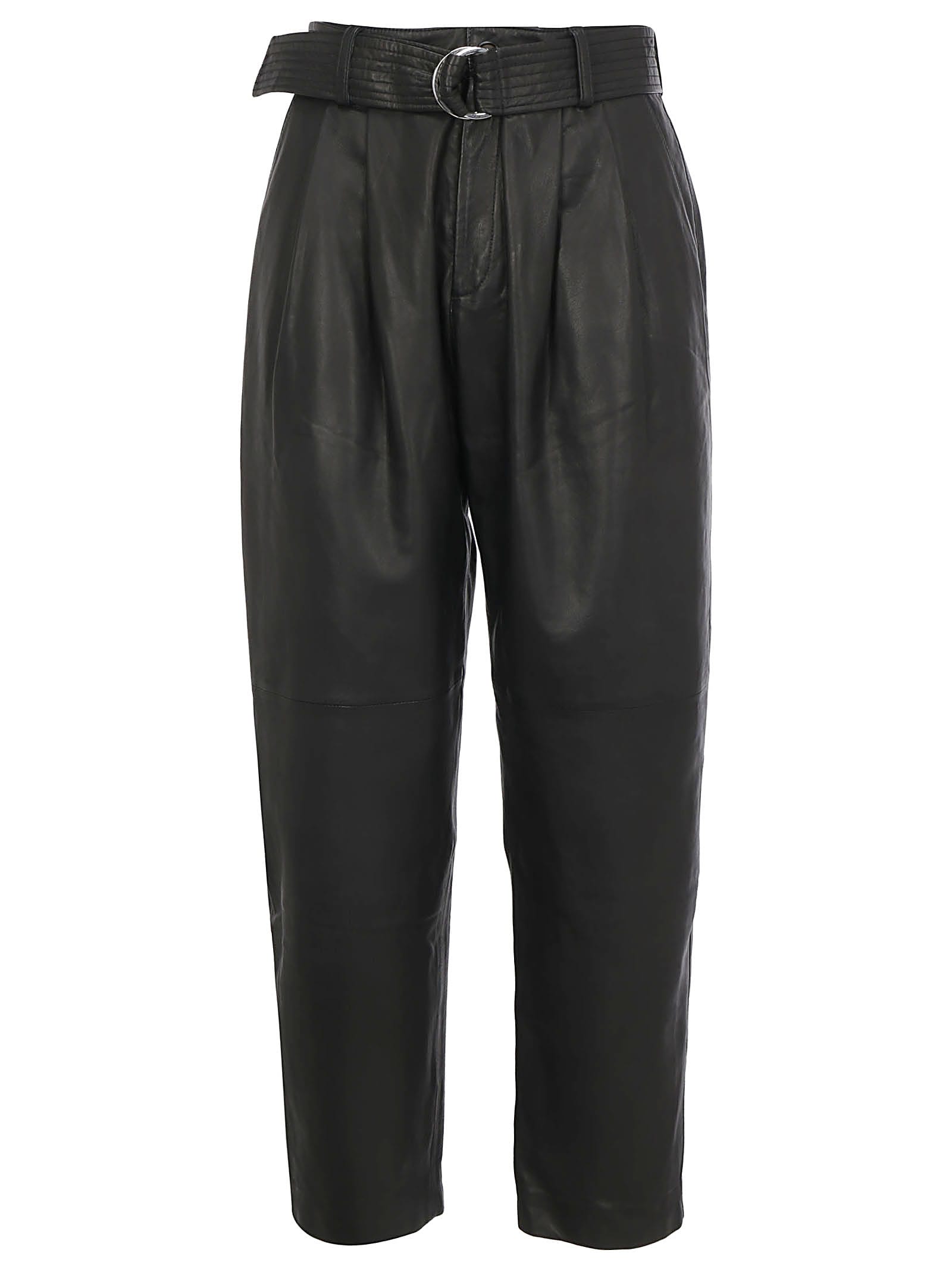 P.A.R.O.S.H LEATHER PANTS,11298881