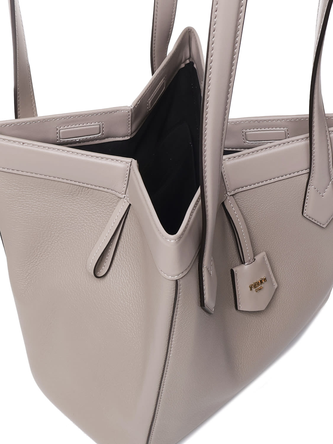 Shop Fendi Origami Bag In Calfskin In Rope