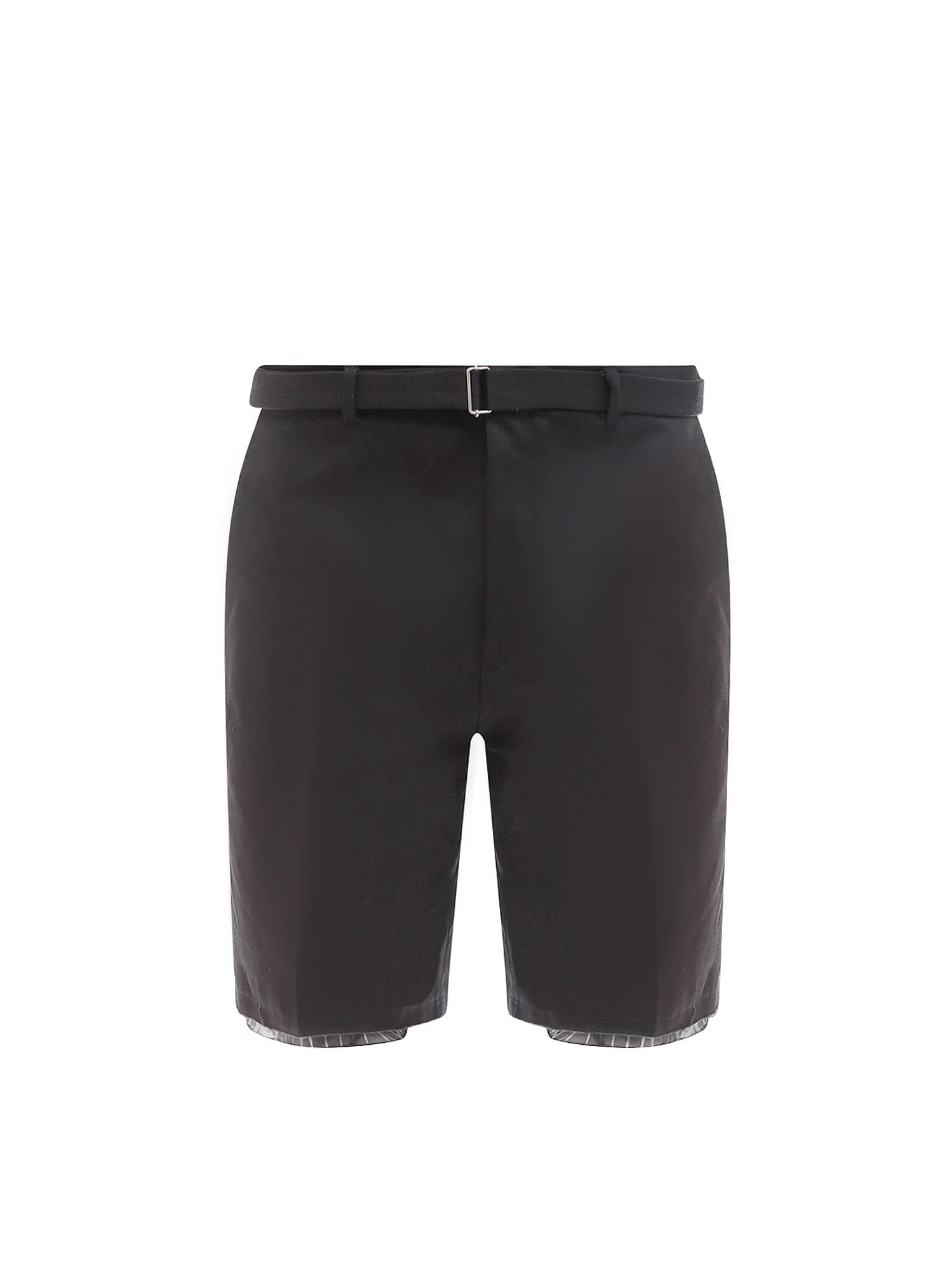 Shop Lanvin Bermuda Shorts In Black