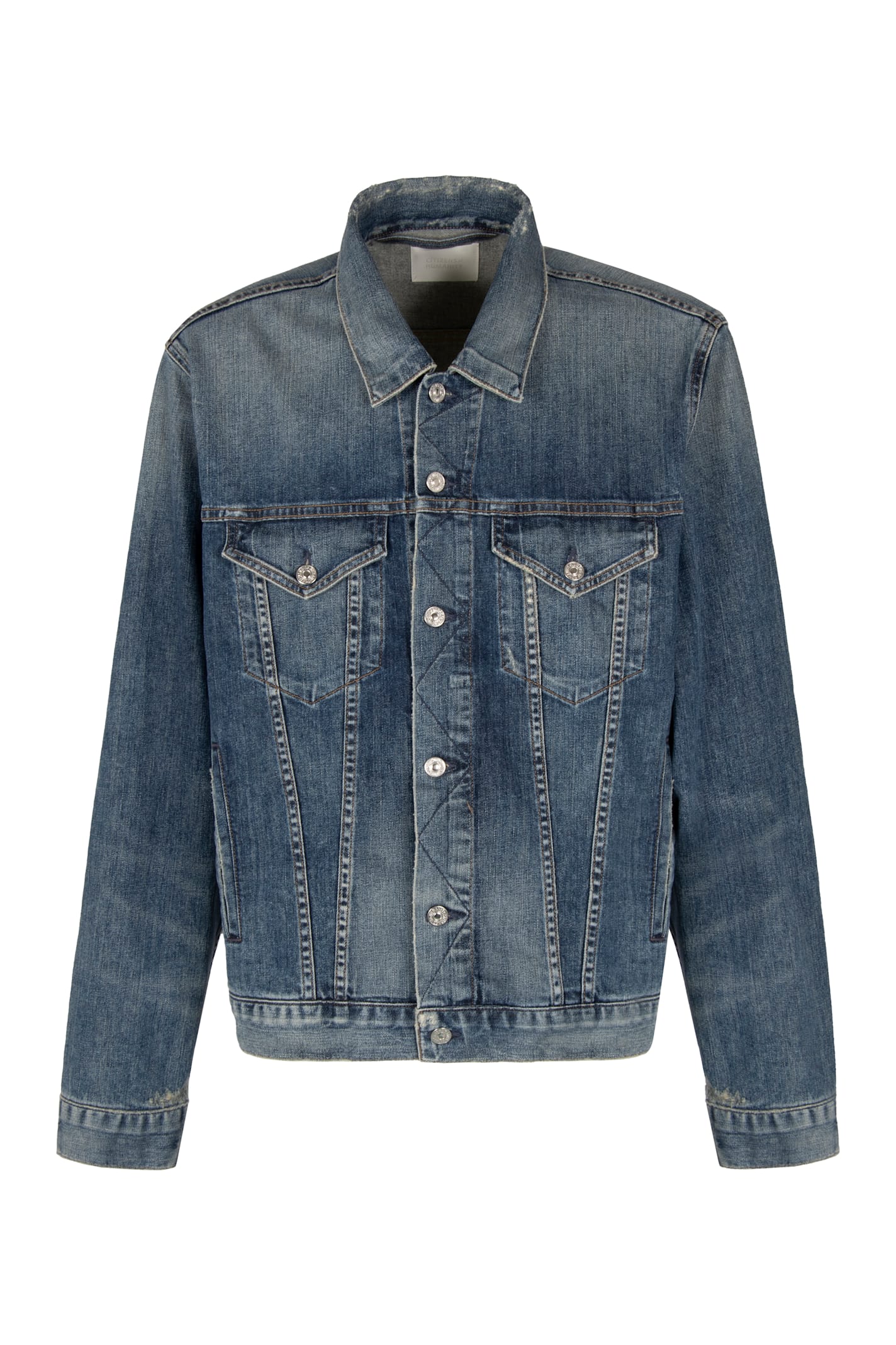 Bleach Wash Denim Jacket