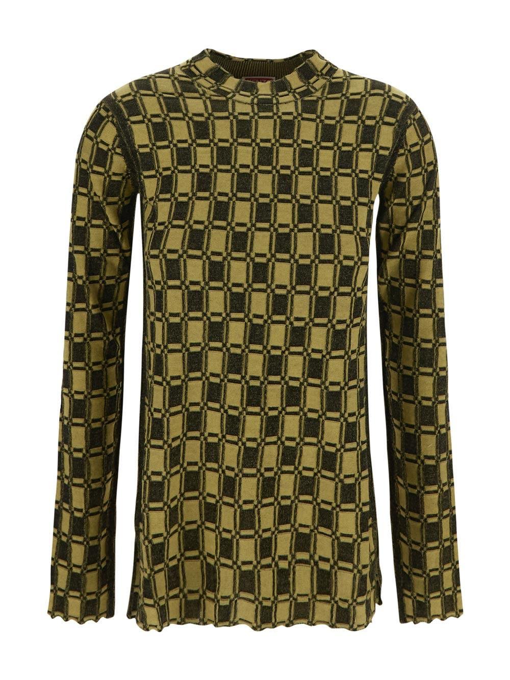 Kenzo Jacquard Fitted Jumper
