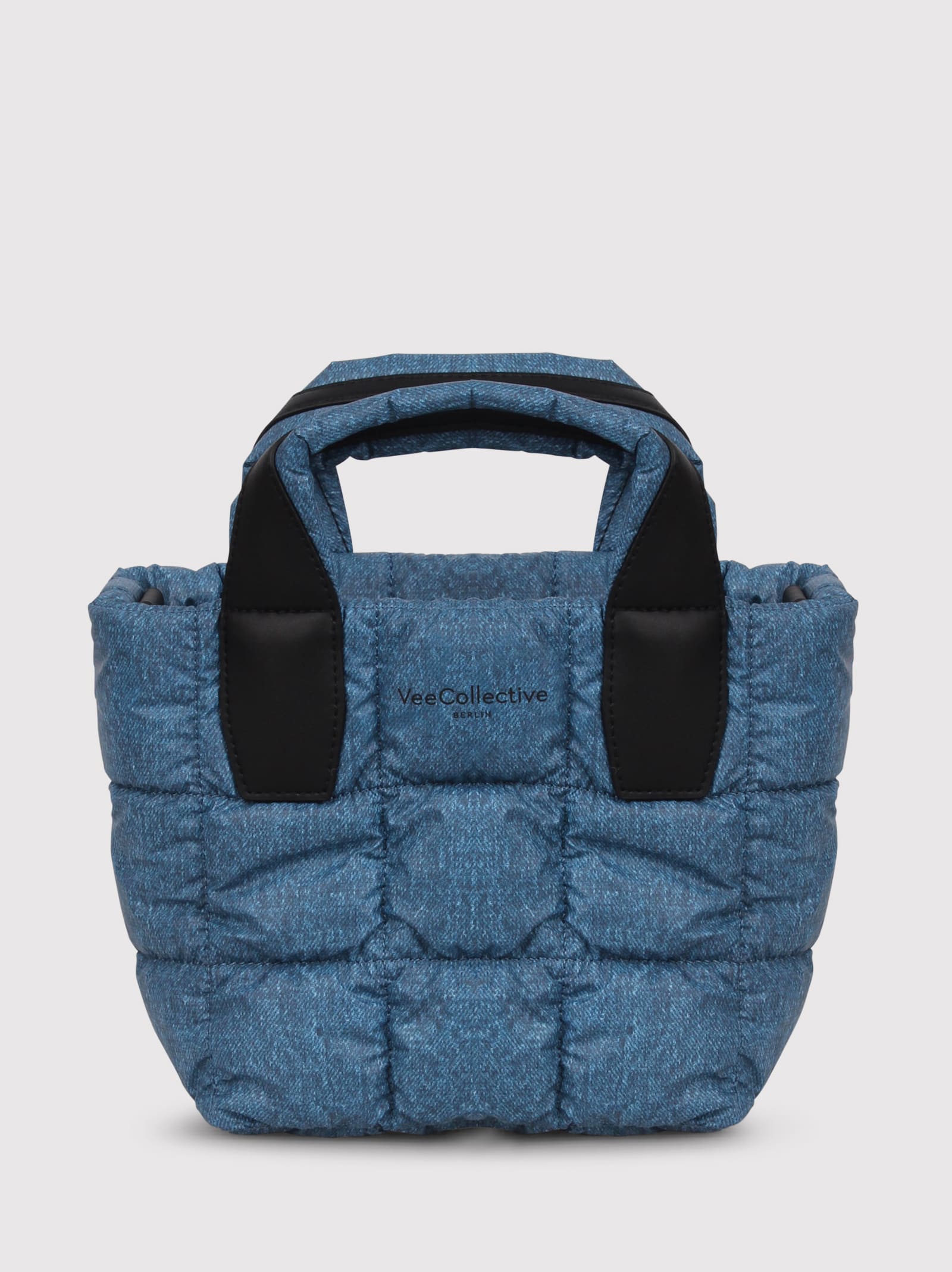 Veecollective Vee Collective Mini Porter Handbag In Blue