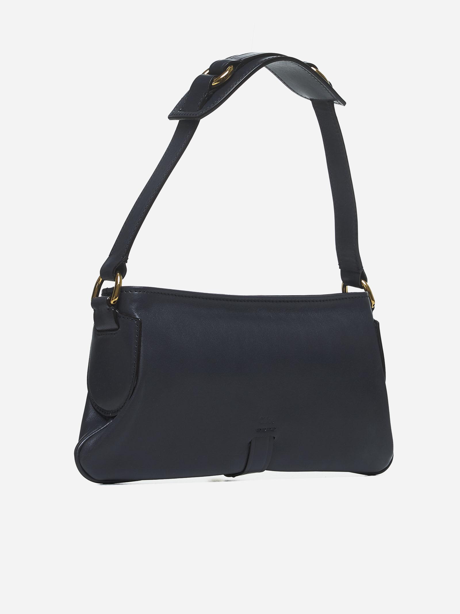 Chloé Kerala 25 Black Shoulder Bag In Navy Blue