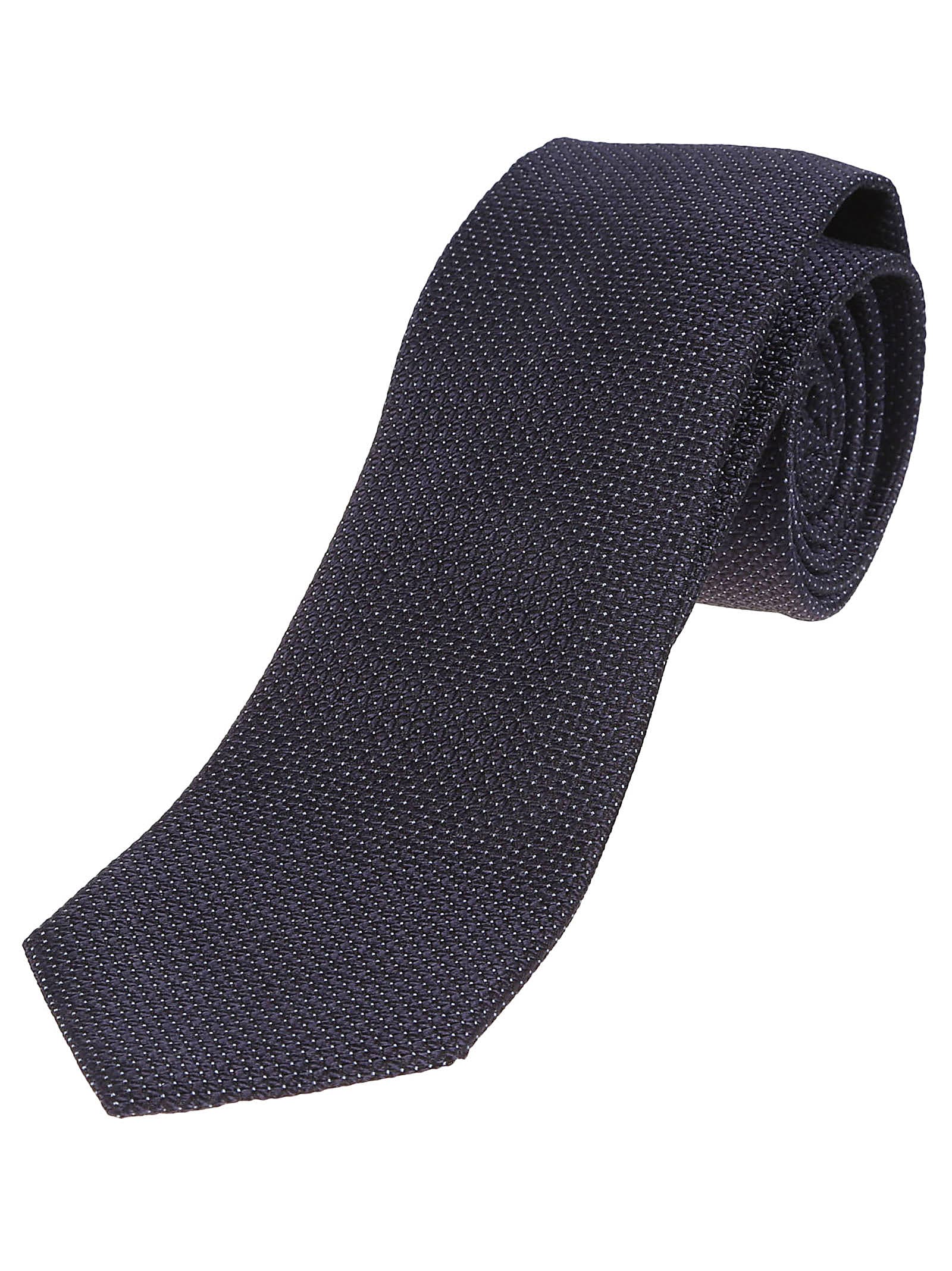 Shop Zegna Lux Tailoring Tie In Blu Navy