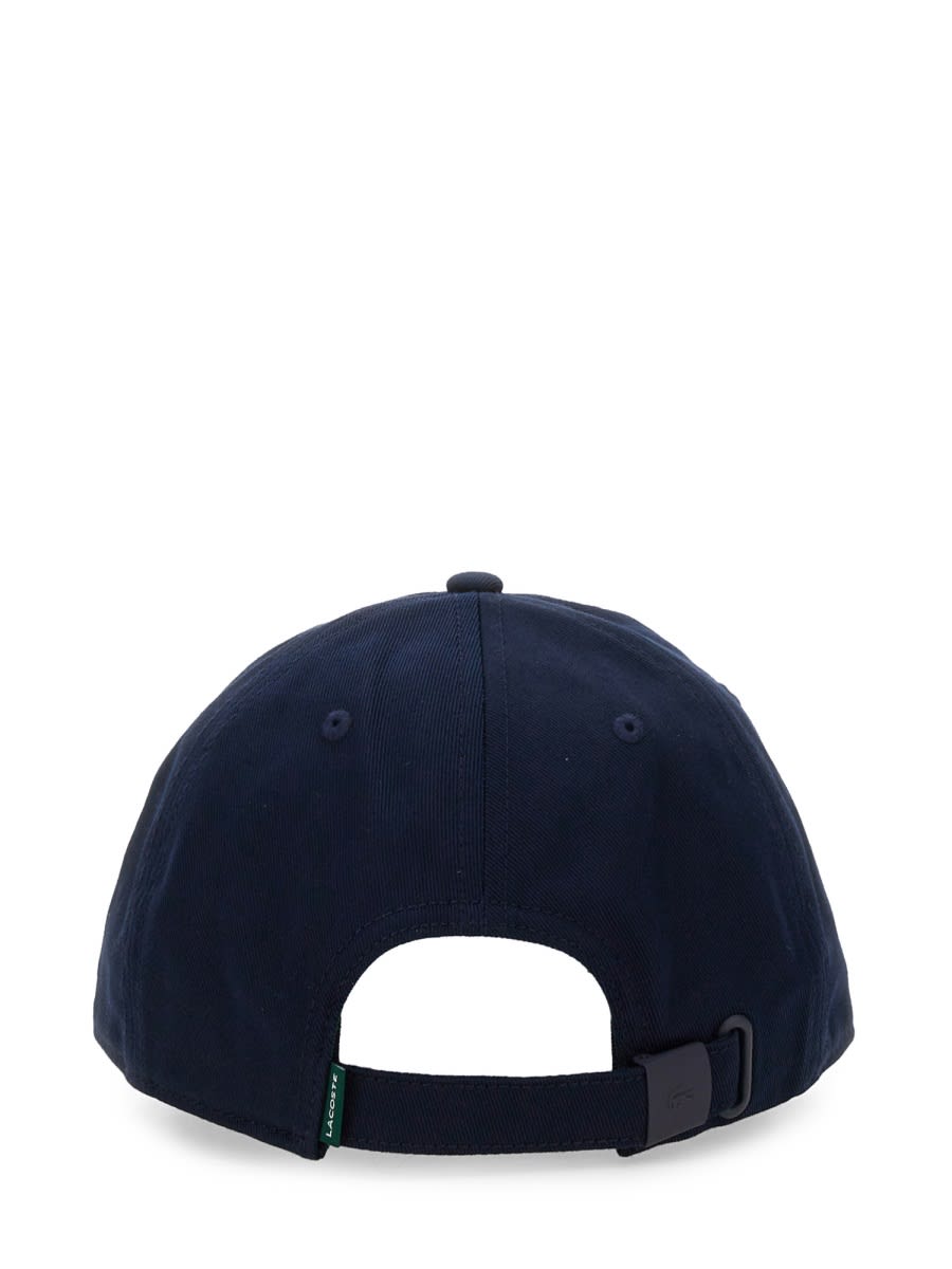 Shop Lacoste Baseball Hat With Logo In Blue