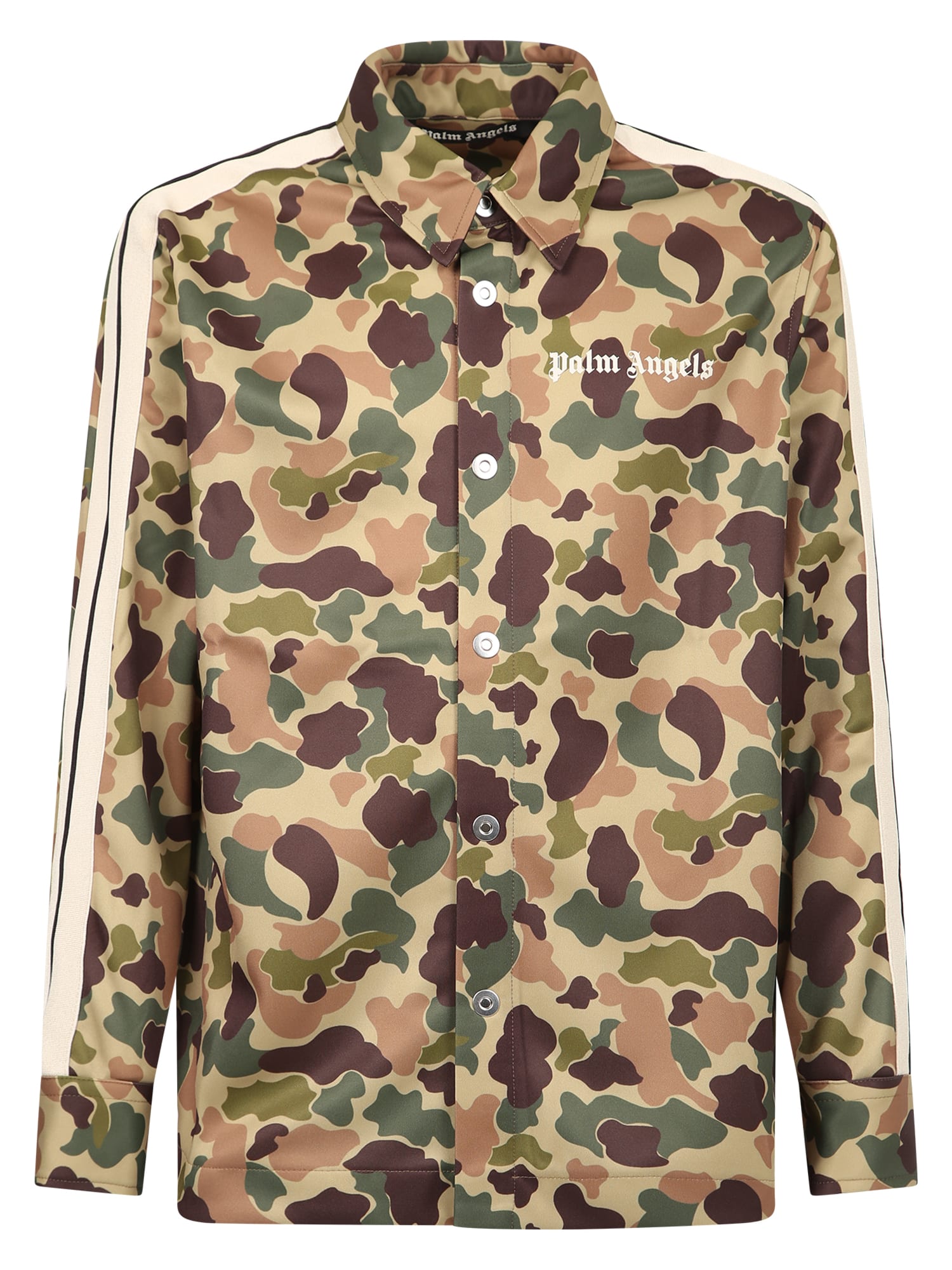 Palm Angels Camouflage-print Track Shirt