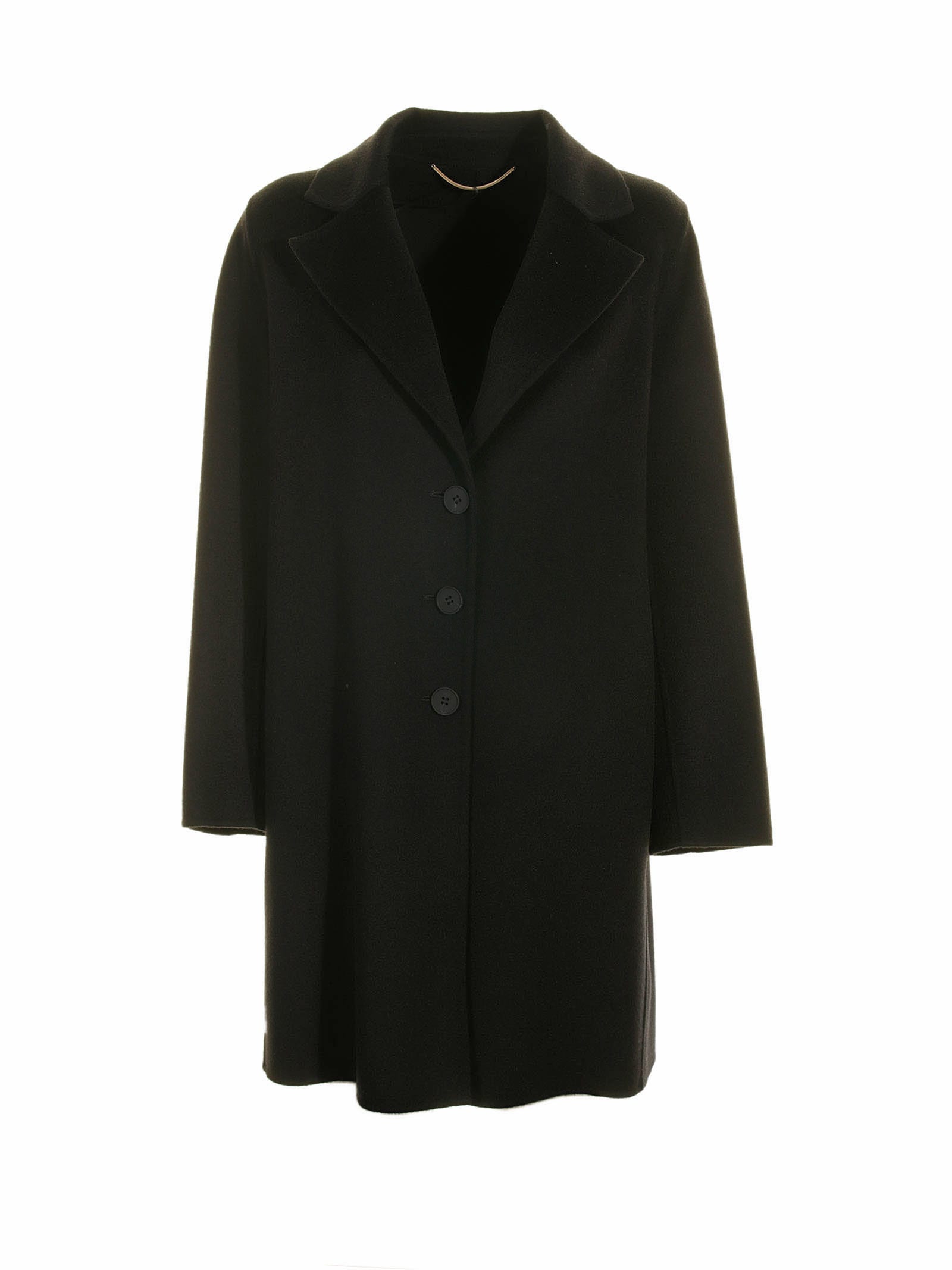 Marella Jaunita Hooded Double-Face Wool Coat