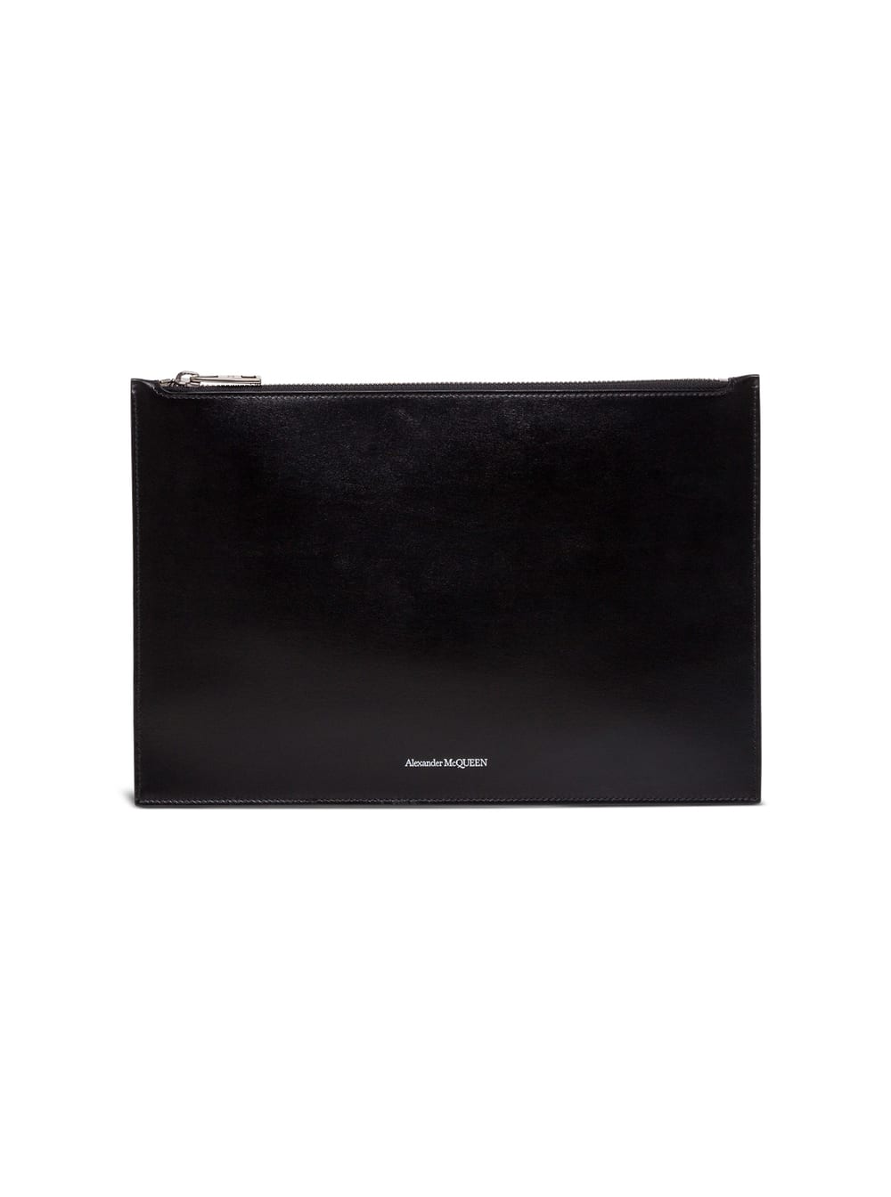 Alexander McQueen Black Leather Handbag With Logo