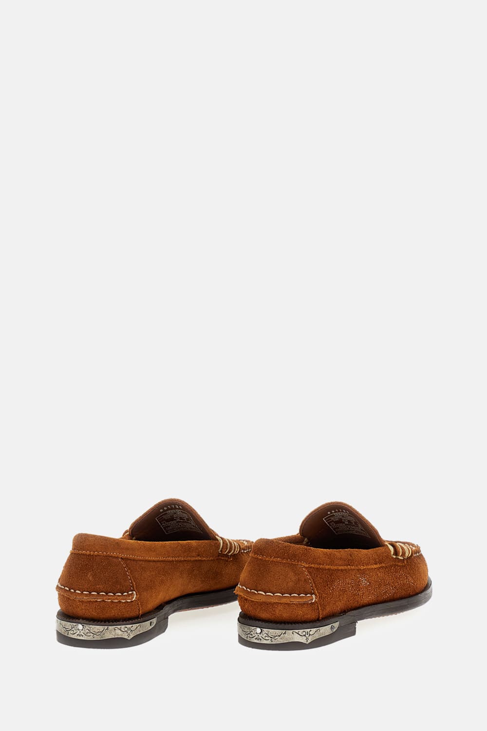 Sebago Decorative-stitching Loafers In Brown