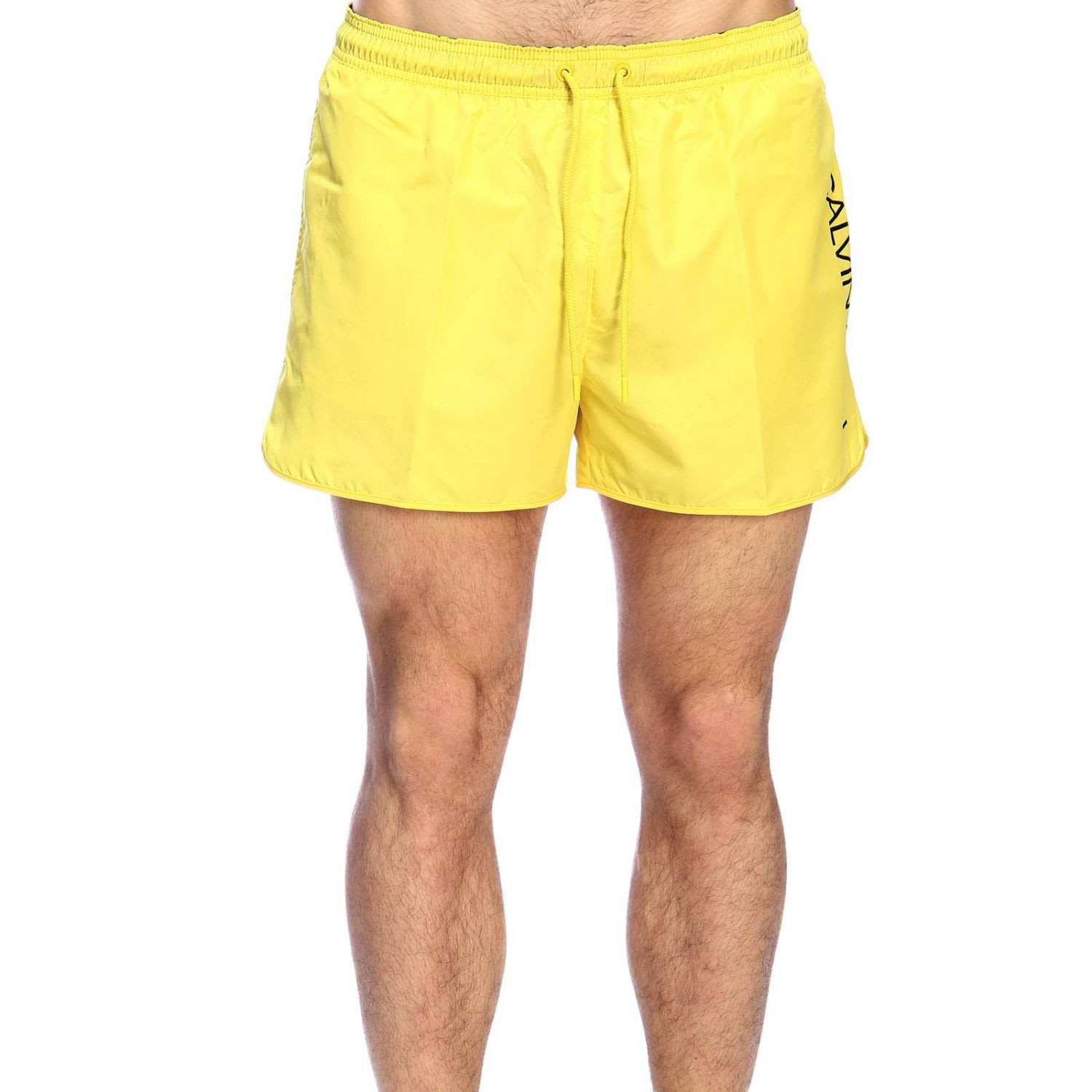 yellow swimsuit men