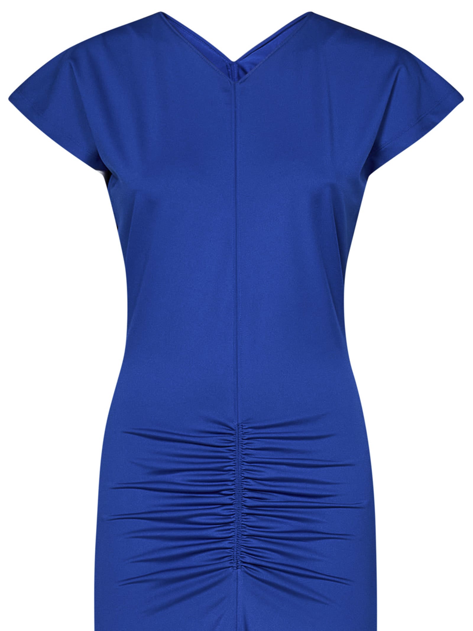 Shop Victoria Beckham Dress In Blu Elettrico