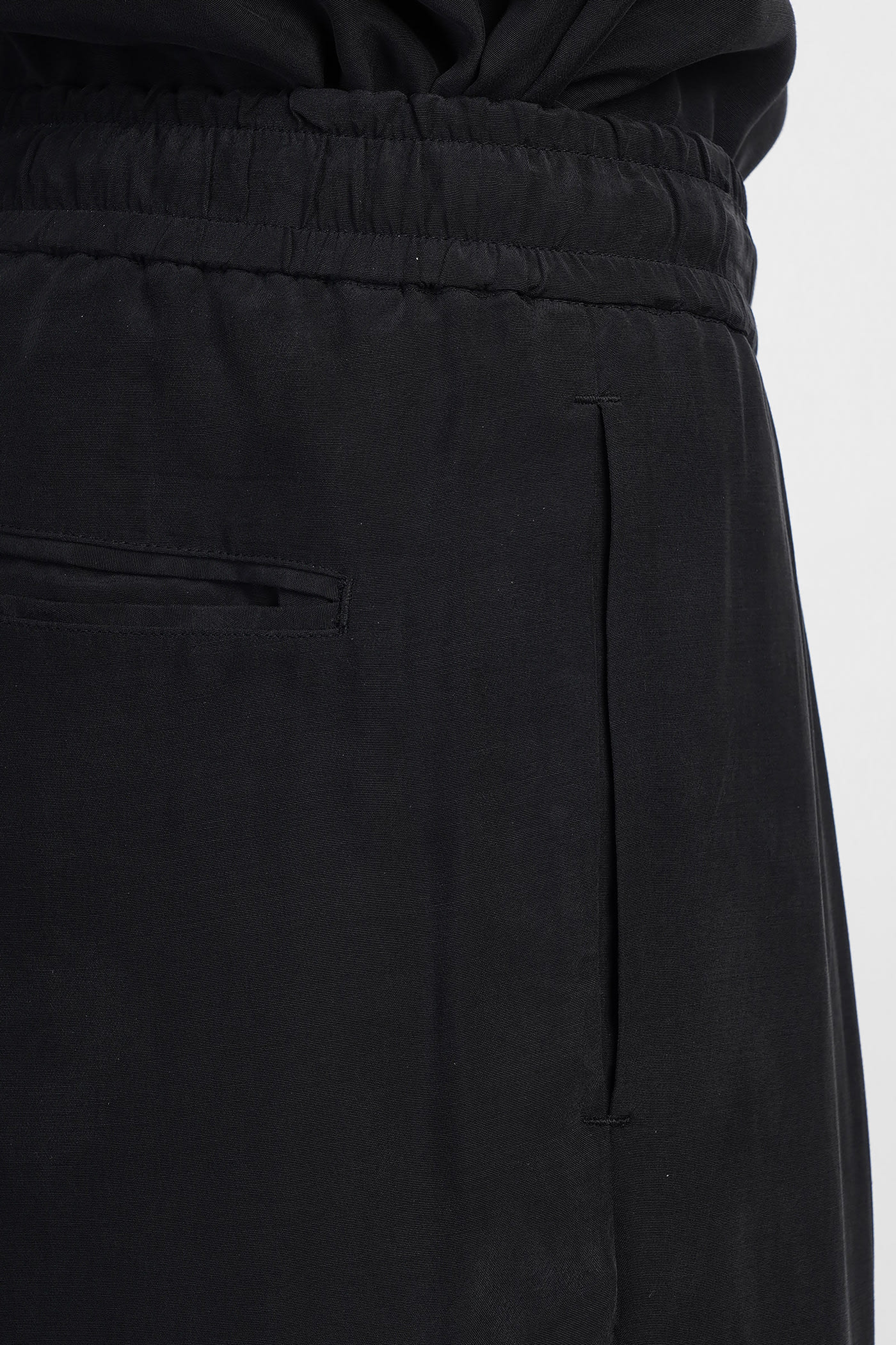 Attachment Pants In Black Polyamide Polyester In Black