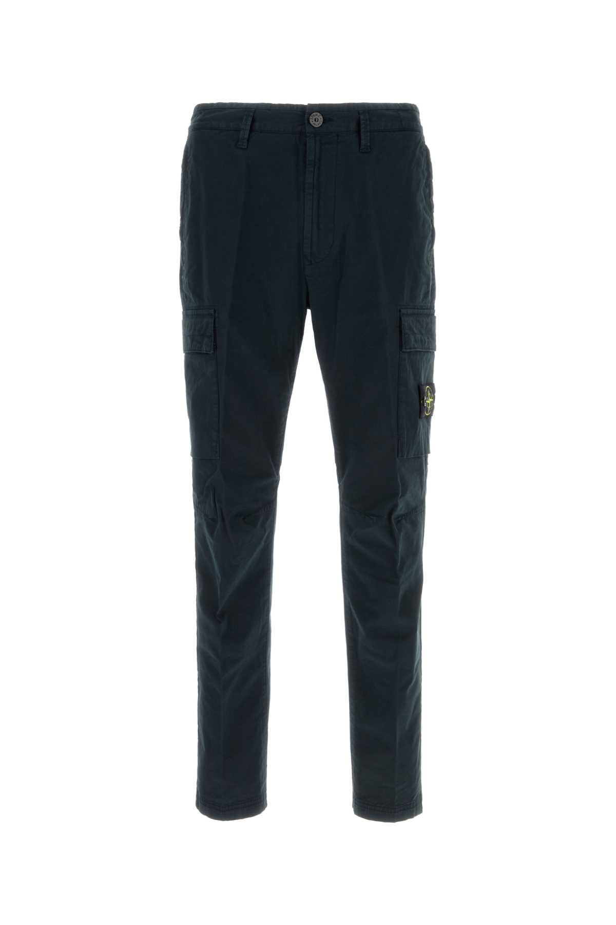 Midnight Blue Stretch Cotton Pant