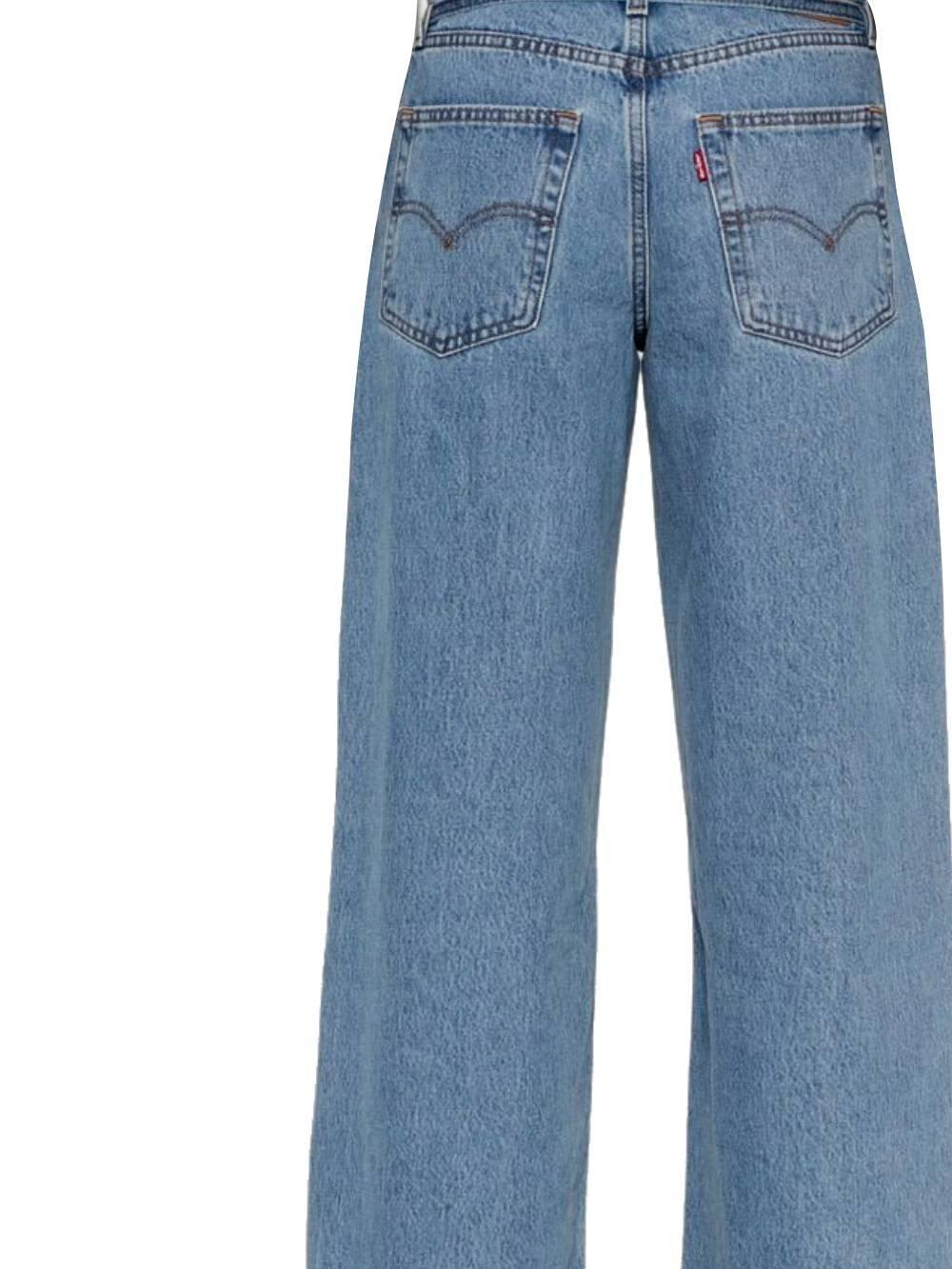 LEVI'S WIDE LEG TIE WAIST JEANS 