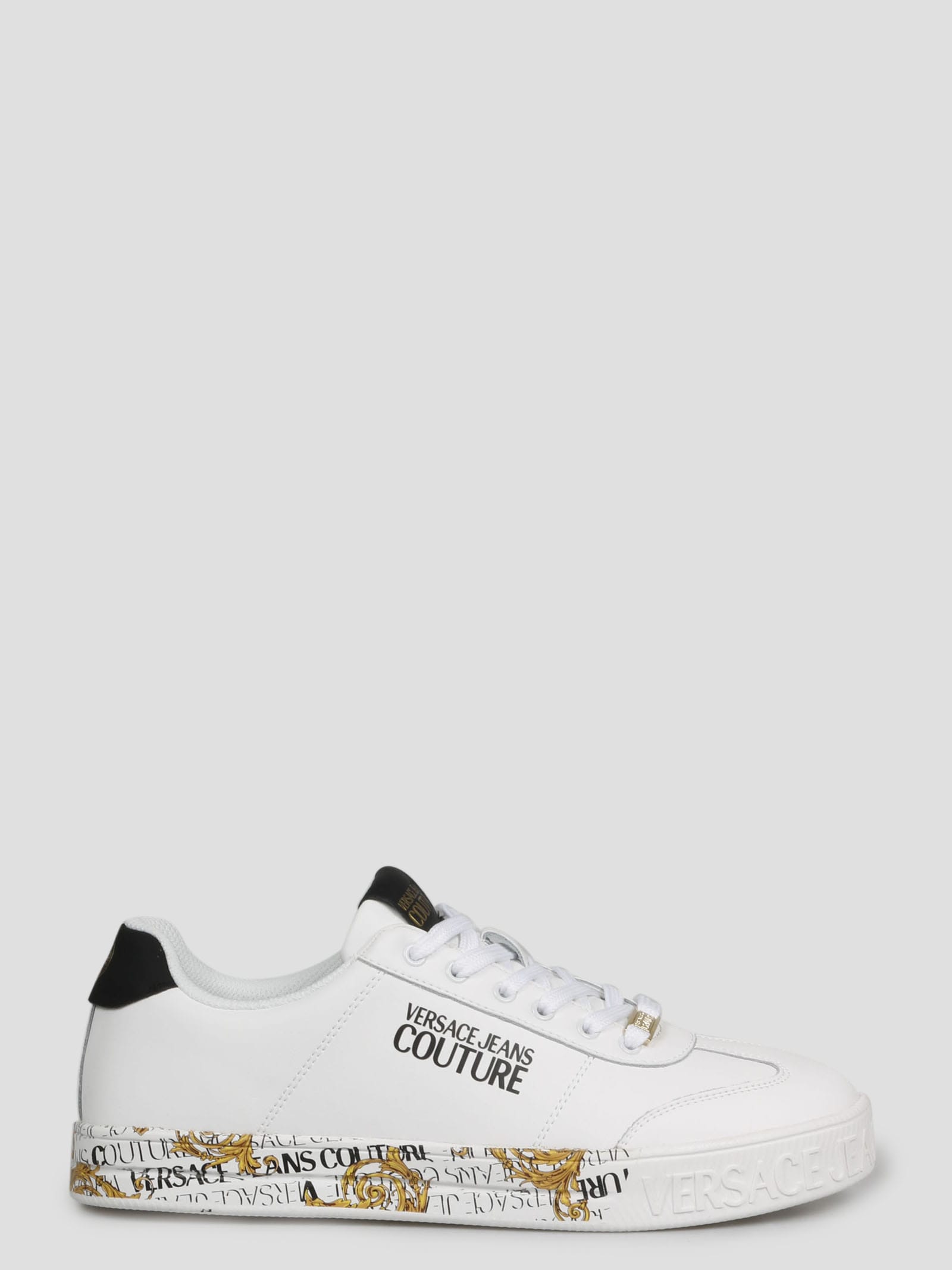 VERSACE JEANS COUTURE COURT 88 LOGO COUTURE SNEAKERS