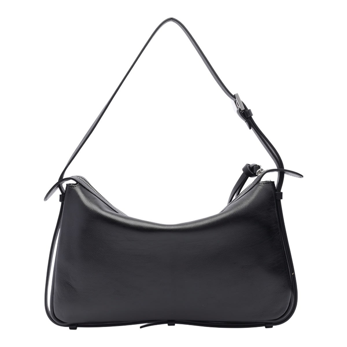 Shop Fendi Medium Simply Shoulder Bag In Black