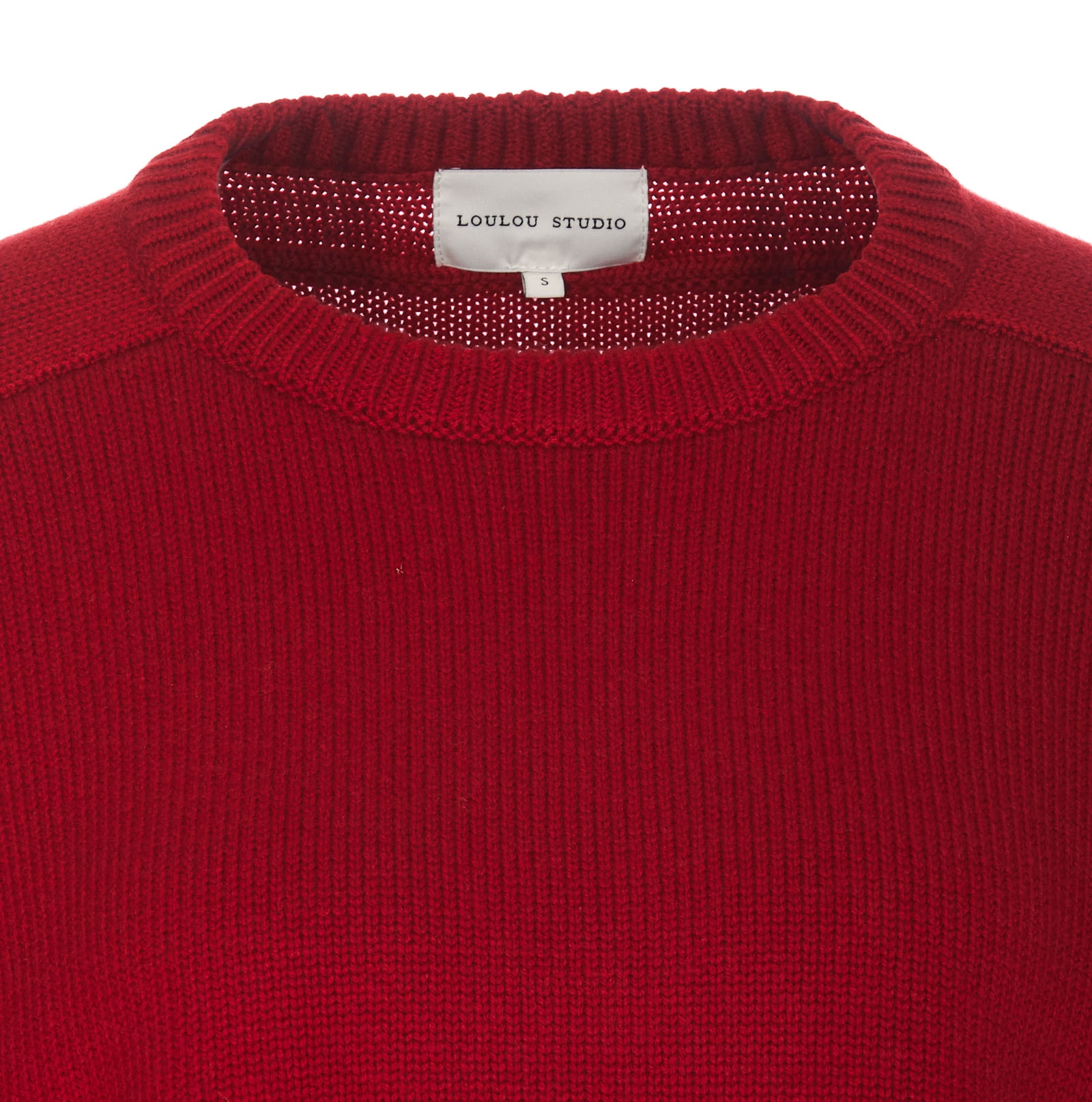 Shop Loulou Studio Bruzzi Sweater In Red