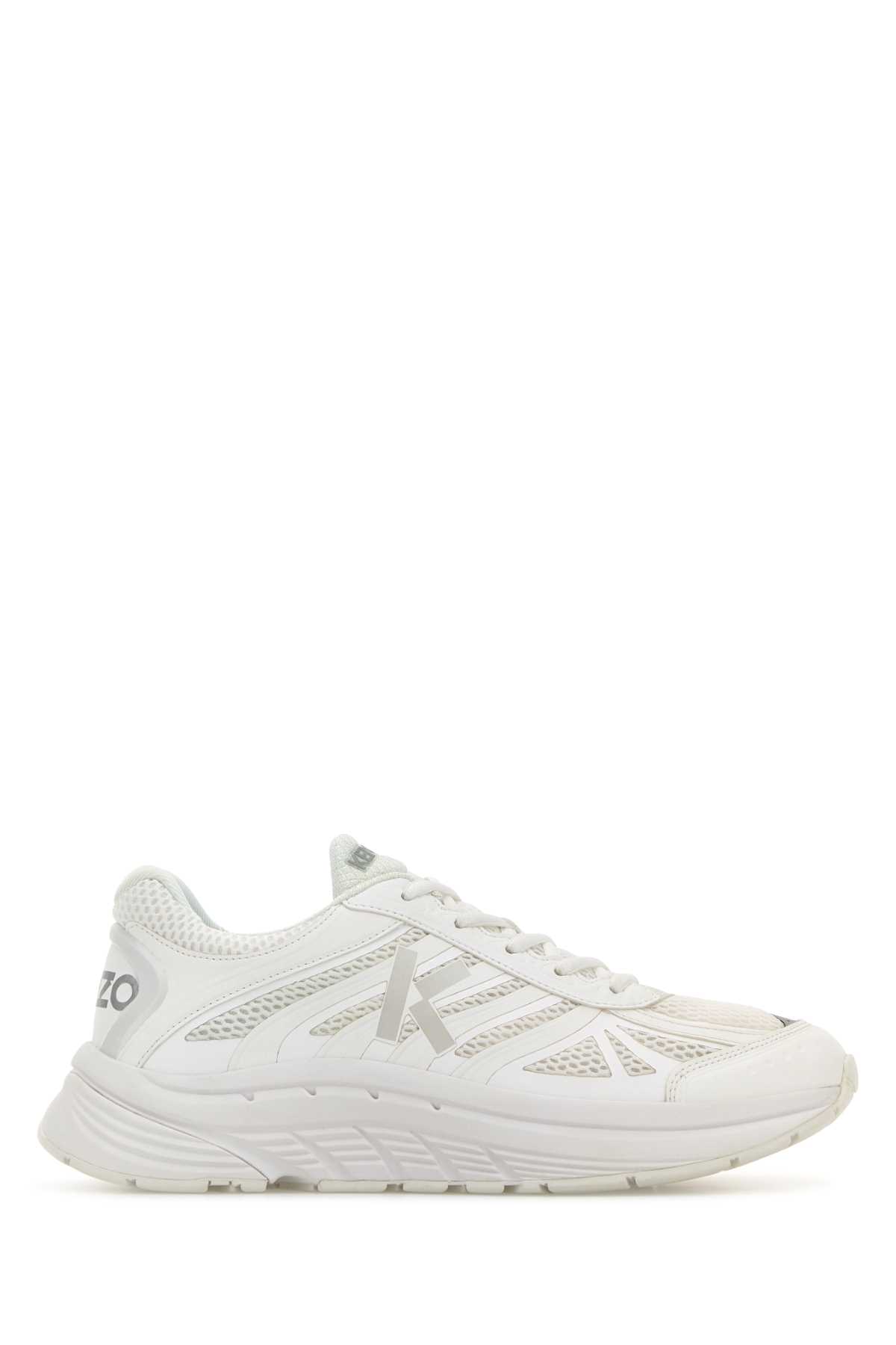 White Polyester Kenzo Pace Sneakers