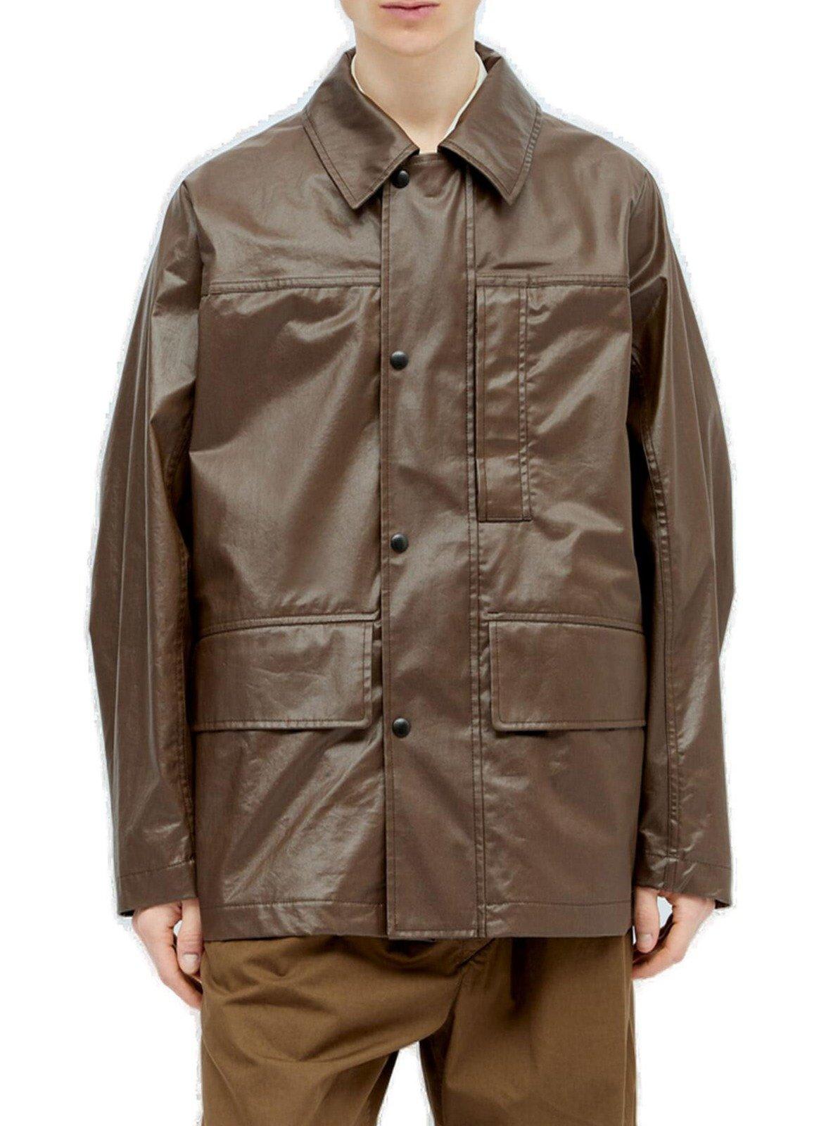 Snap-buttoned Rain Jacket