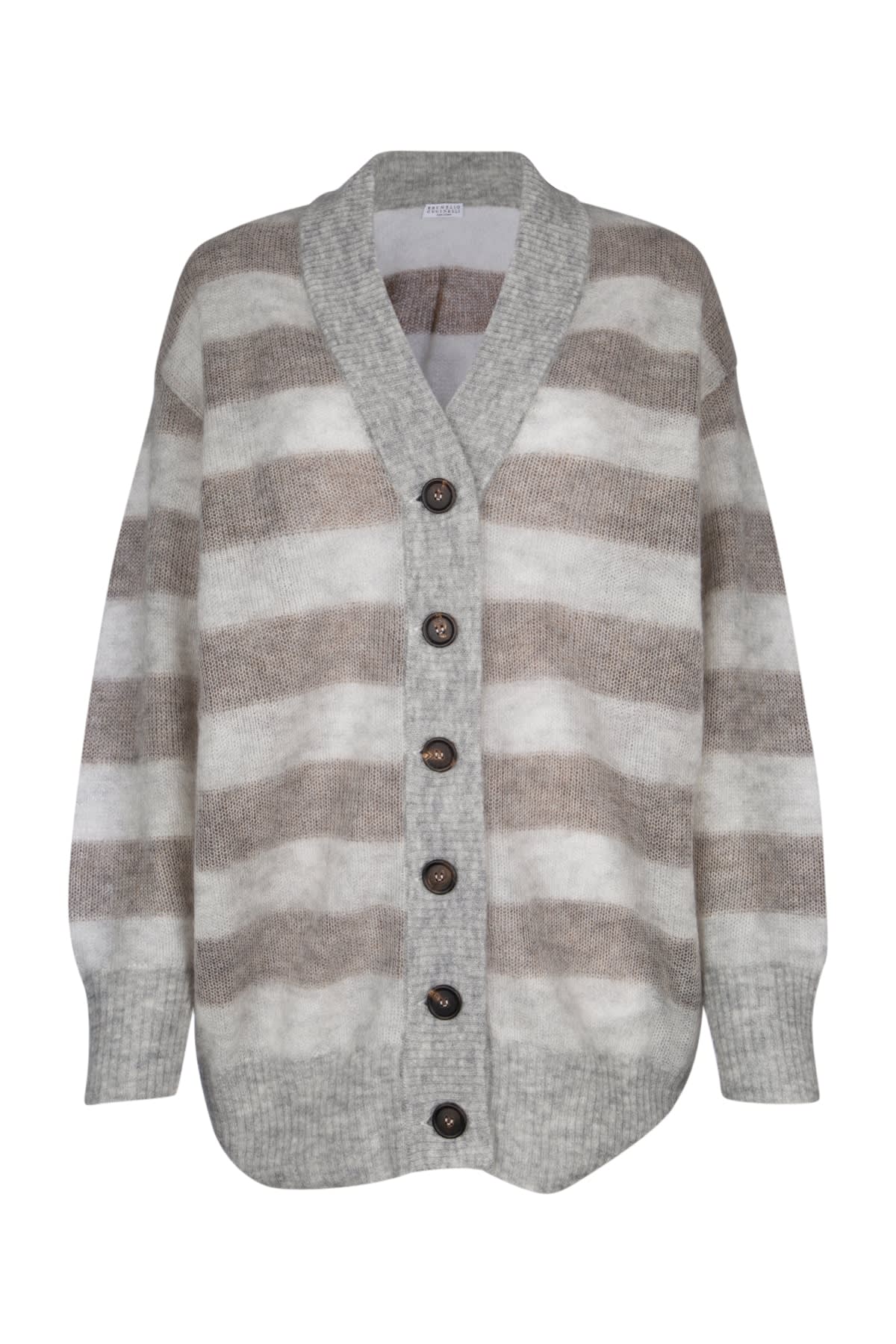 Shop Brunello Cucinelli Cardigan In Cb067