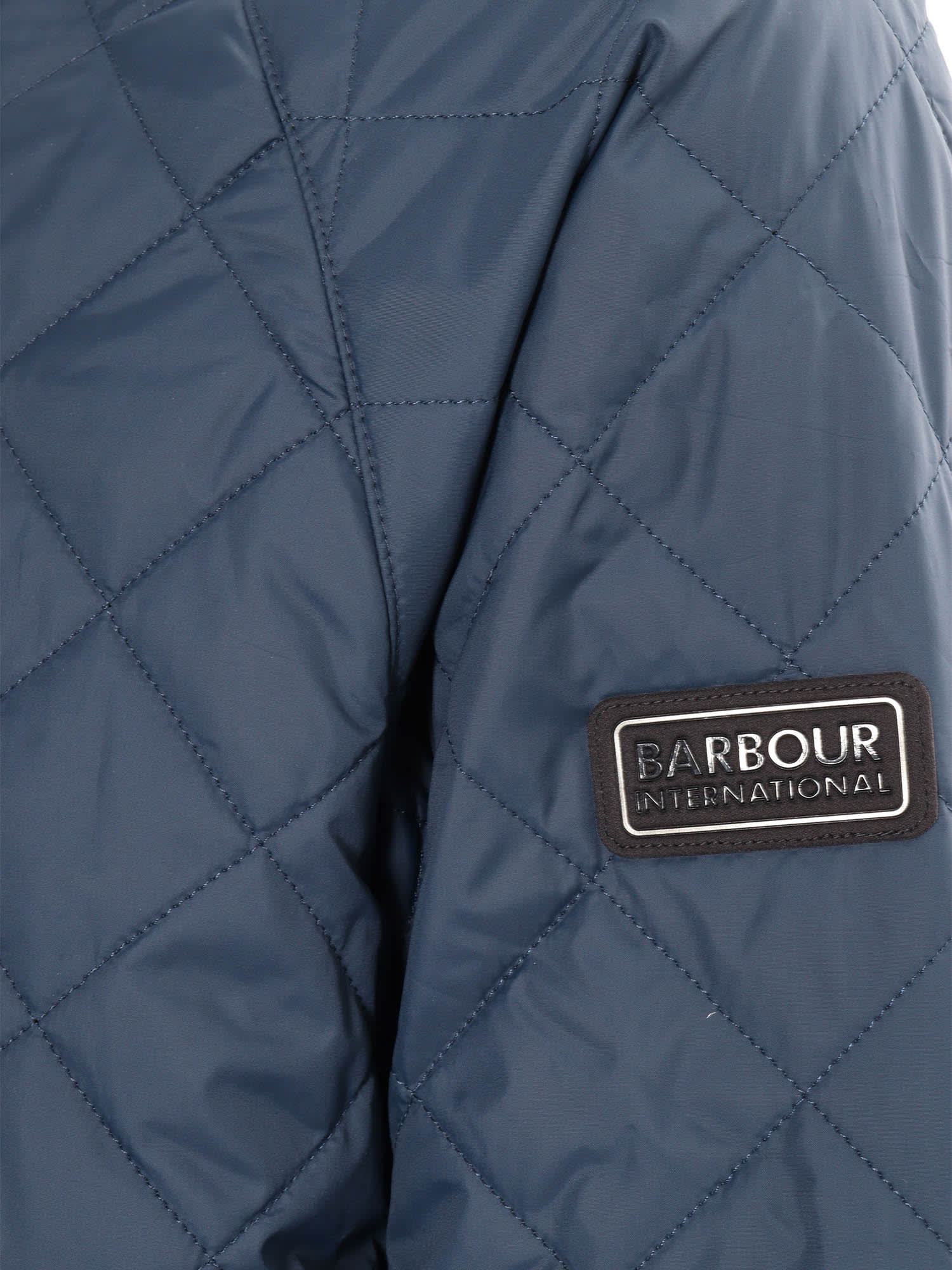 Shop Barbour Harfell Quilted Jacket In Blue