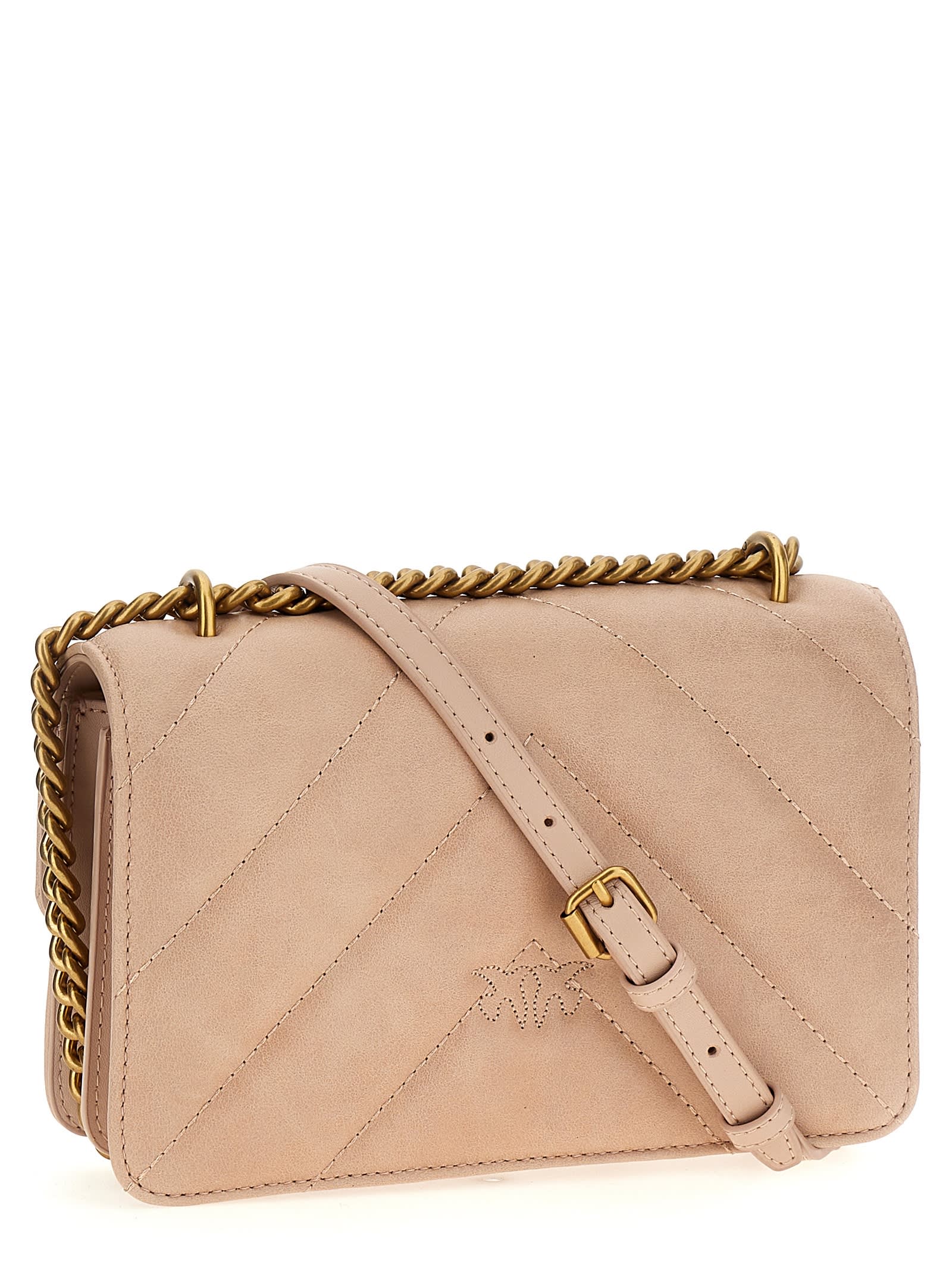 PINKO LOVE ONE MINI CROSSBODY BAG 