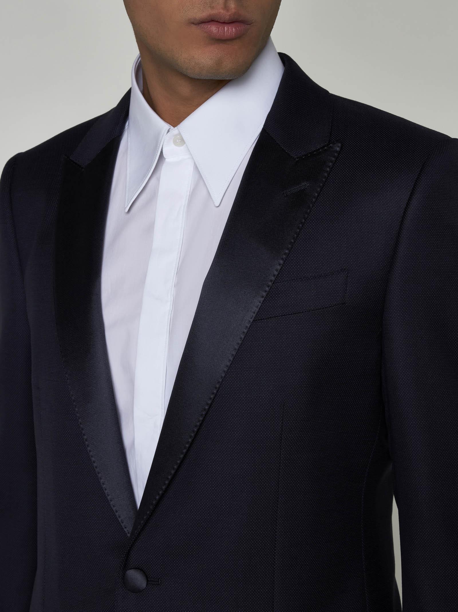 Shop Dolce & Gabbana Wool Single-breasted Blazer In Fantasia