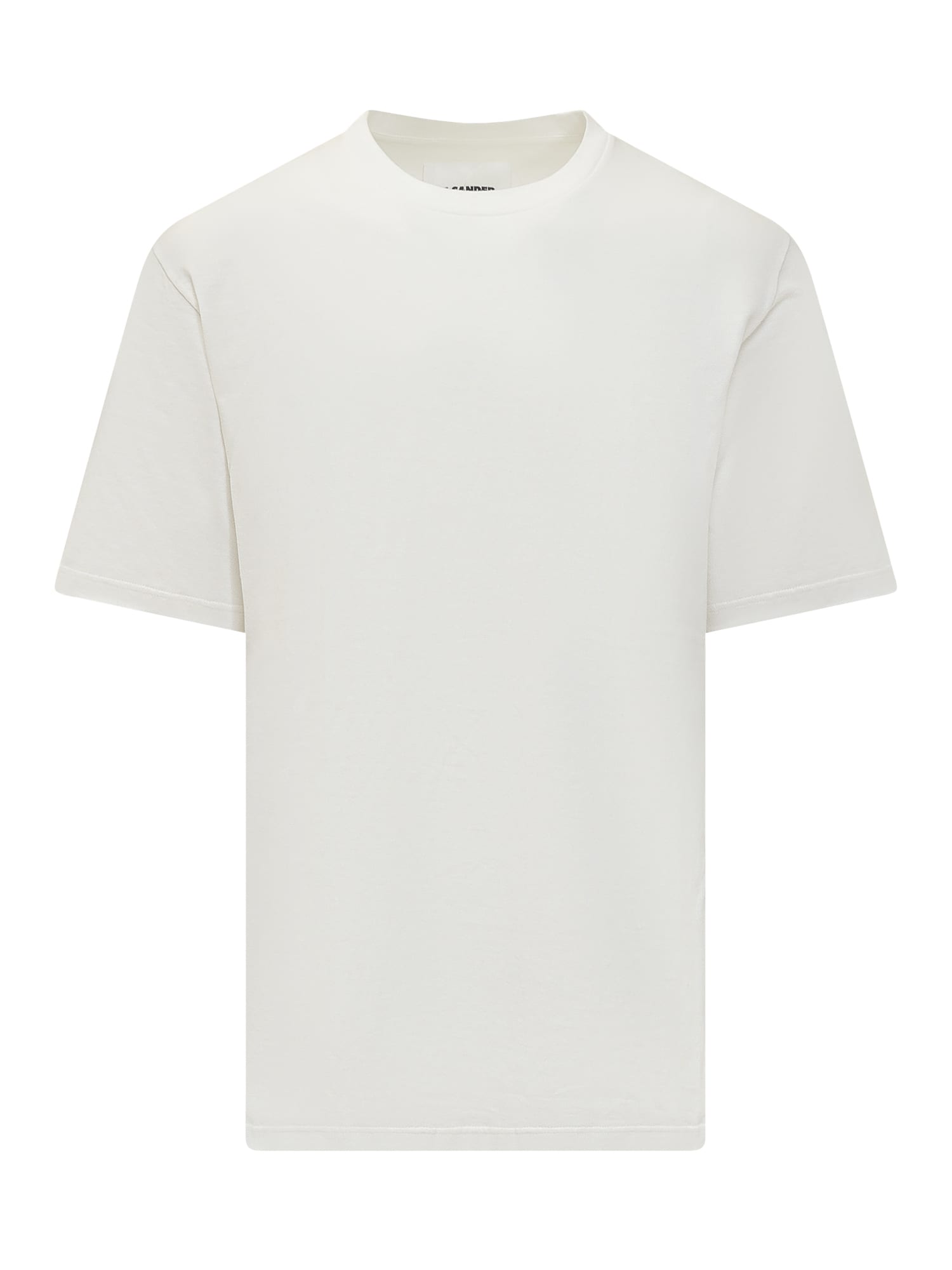 Shop Jil Sander T-shirt In Bianco