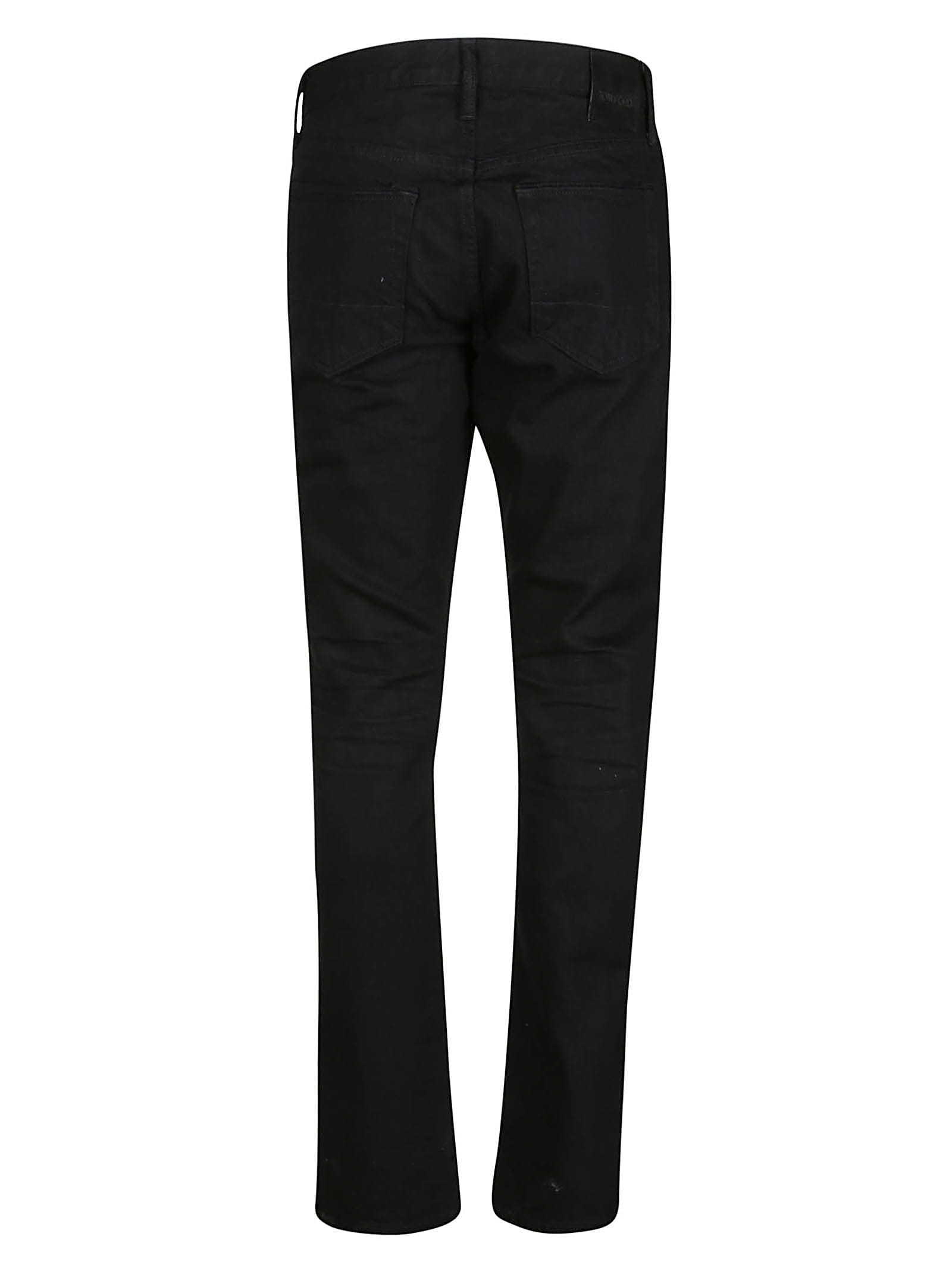 Shop Tom Ford Slim Fit Jeans In Lead