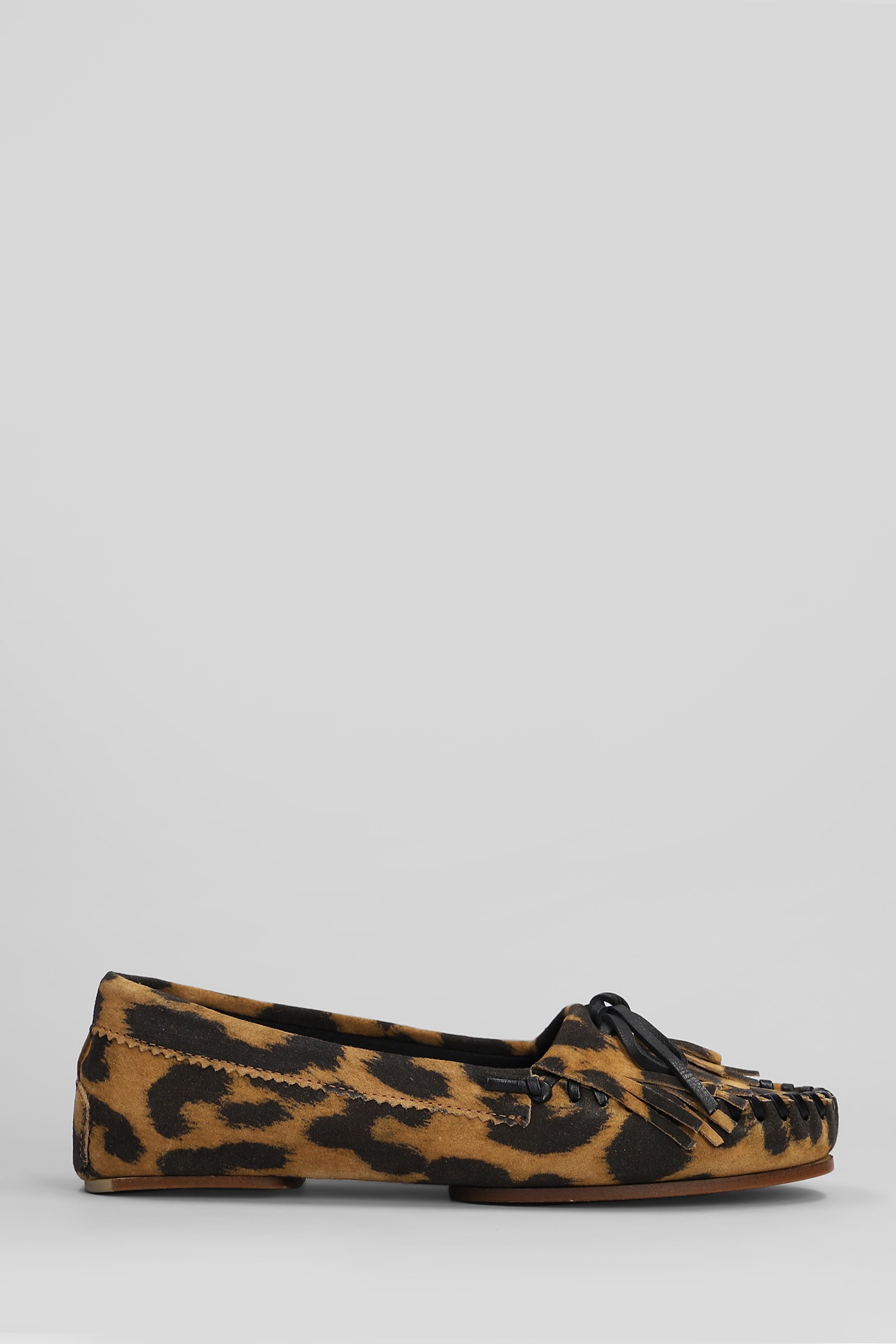 Indiana Loafer Loafers In Animalier Suede