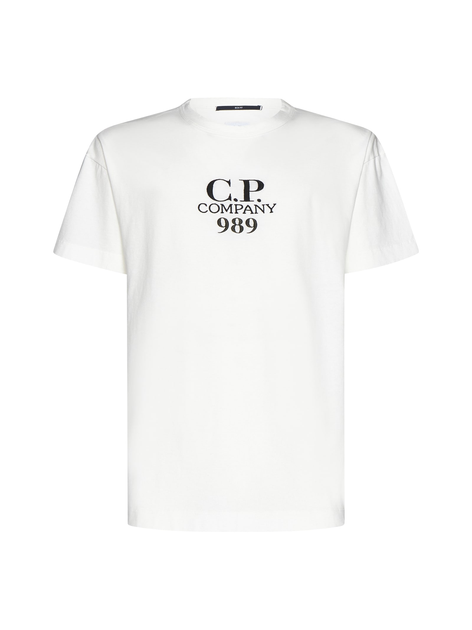 Shop C.p. Company T-shirt In Gauze White