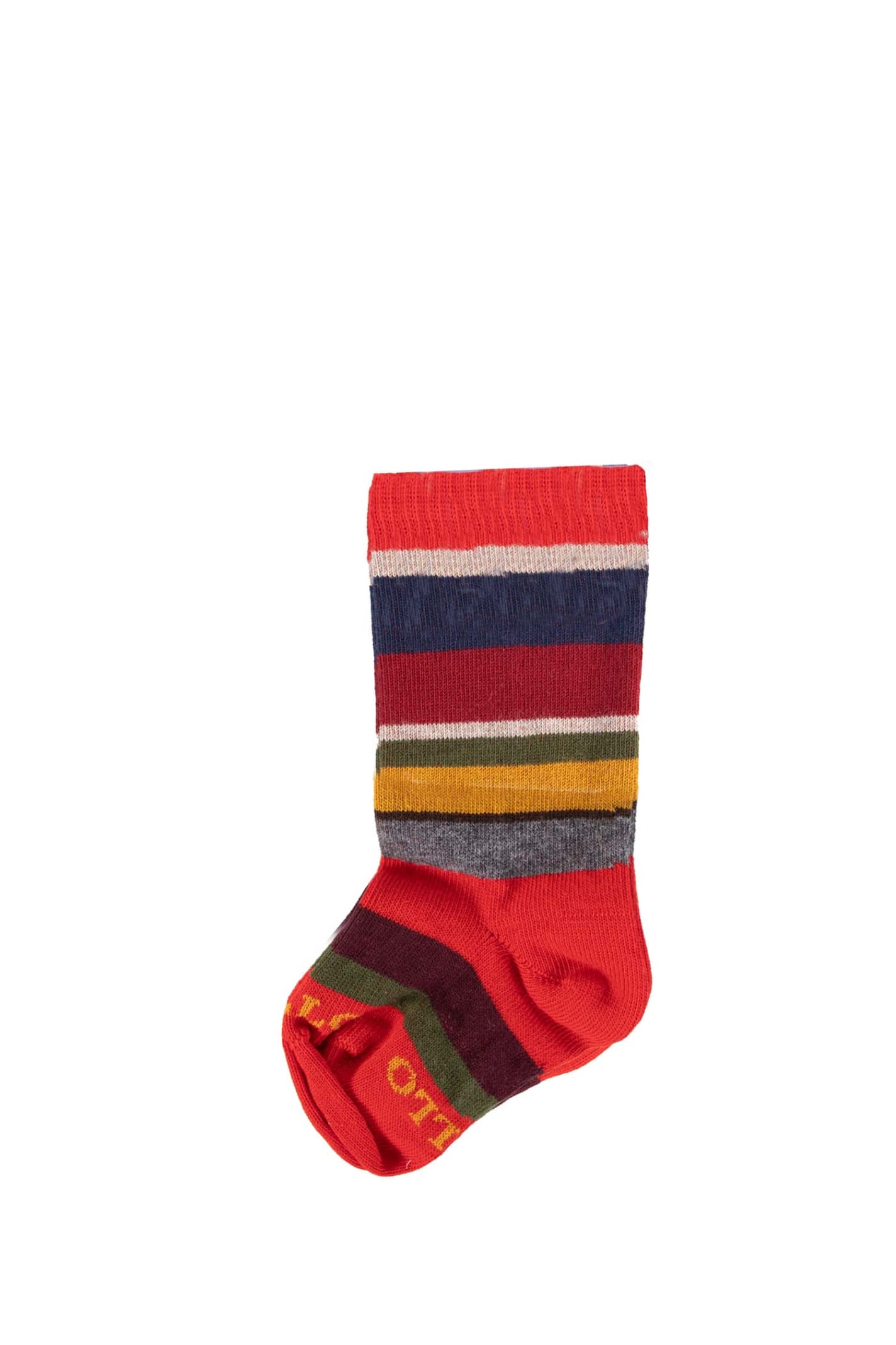 Shop Gallo Cotton Socks In Red