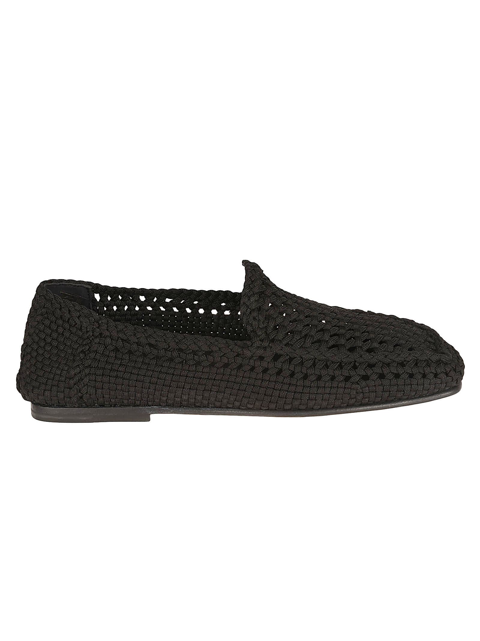 Shop Dolce & Gabbana Crochet Loafers In Black