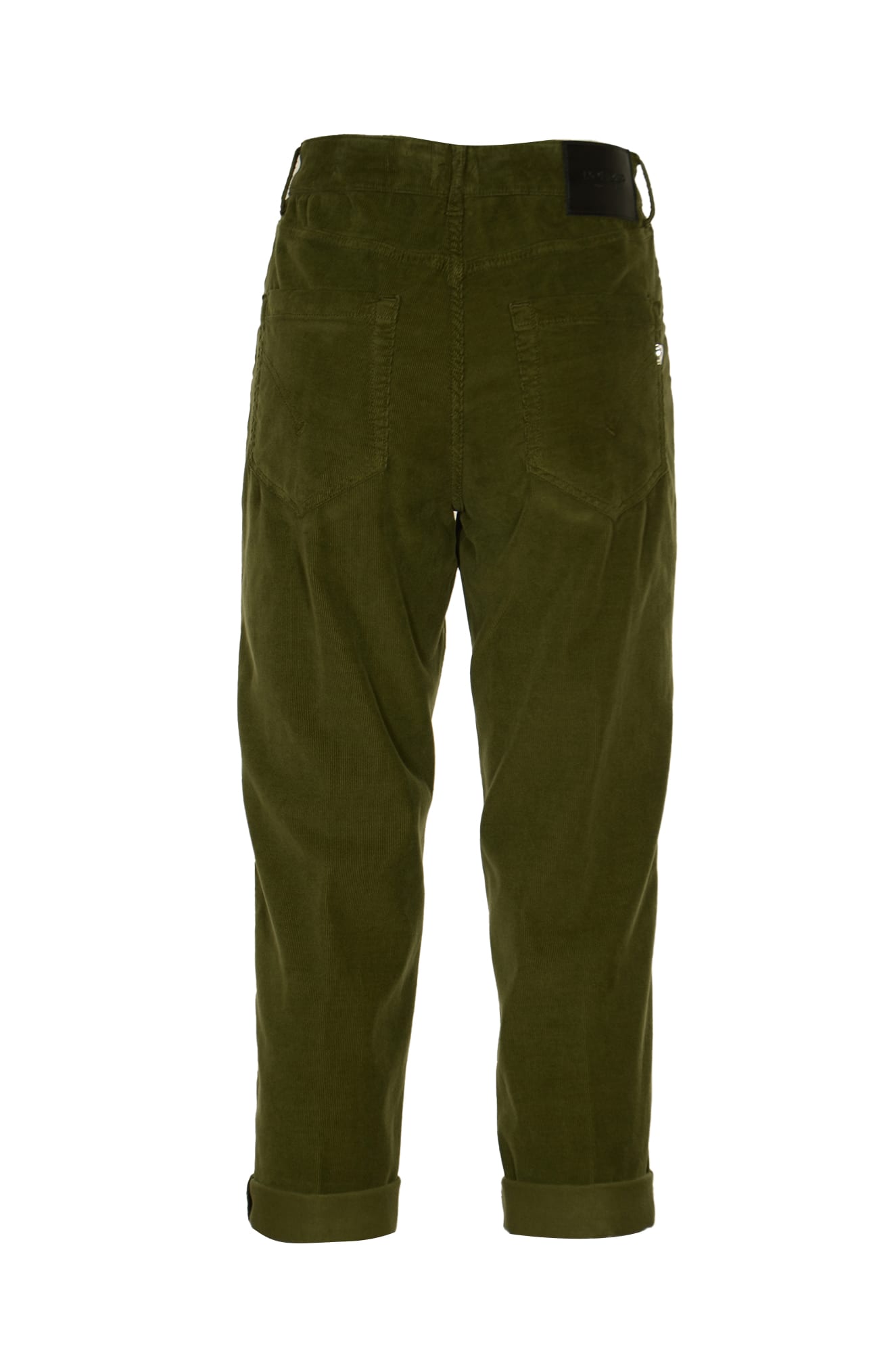 Shop Dondup Koons Bot Gioiello Jeans In Military Green