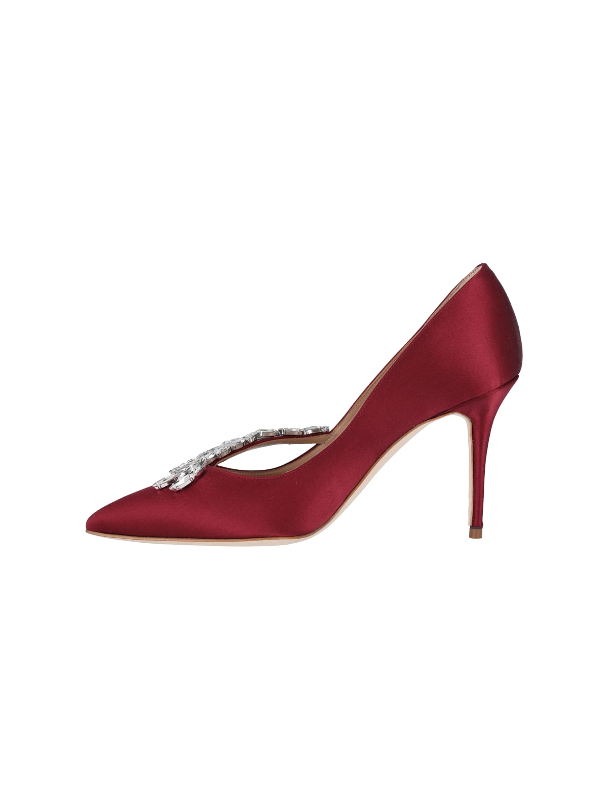 Shop Manolo Blahnik Nadira Pumps In Red