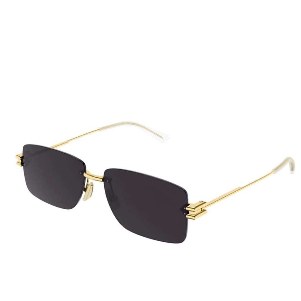 Shop Bottega Veneta Bv1126s 002 Sunglasses In Gold