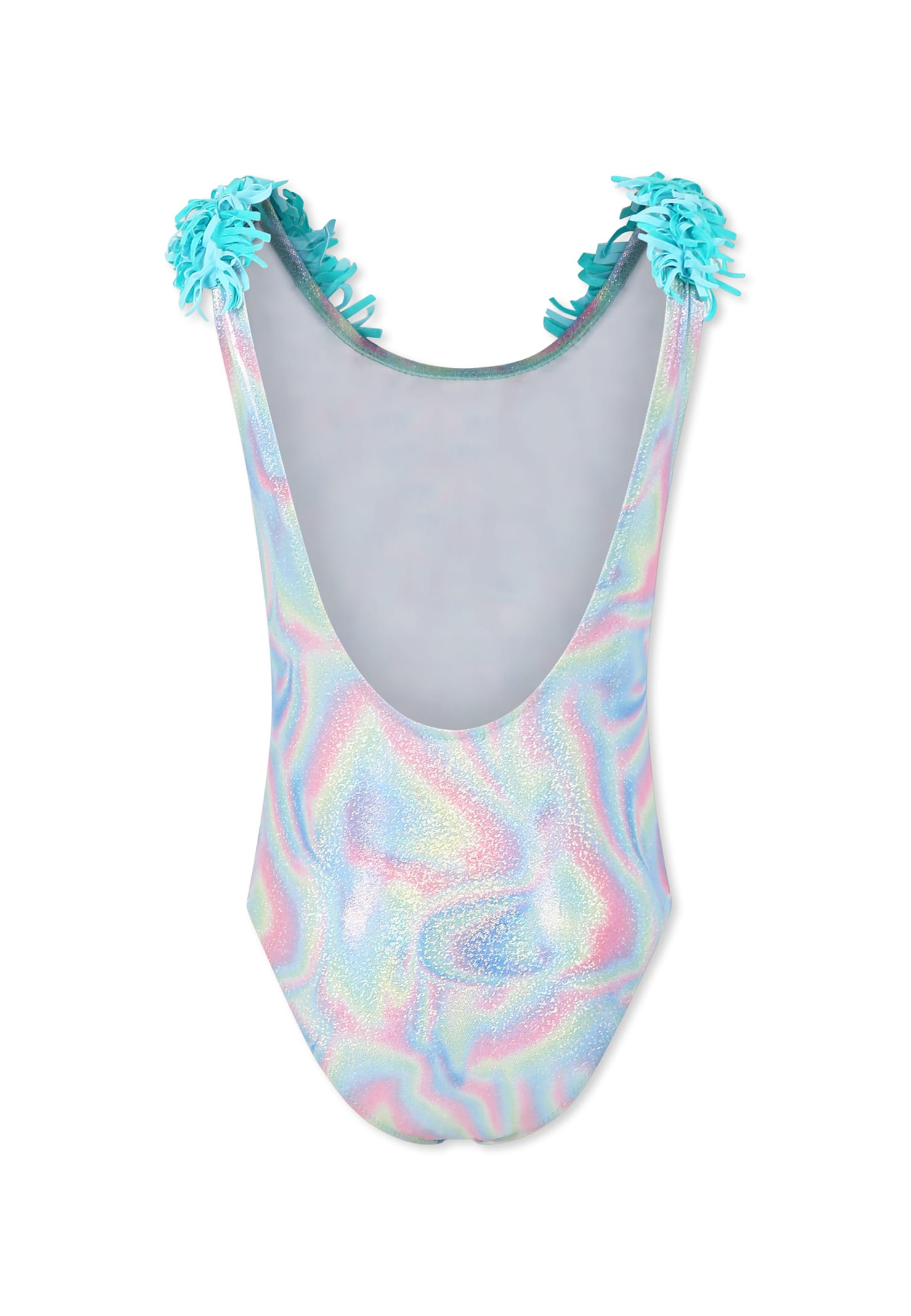 Billieblush Multicolor Swimsuit For Girl In Multicolor