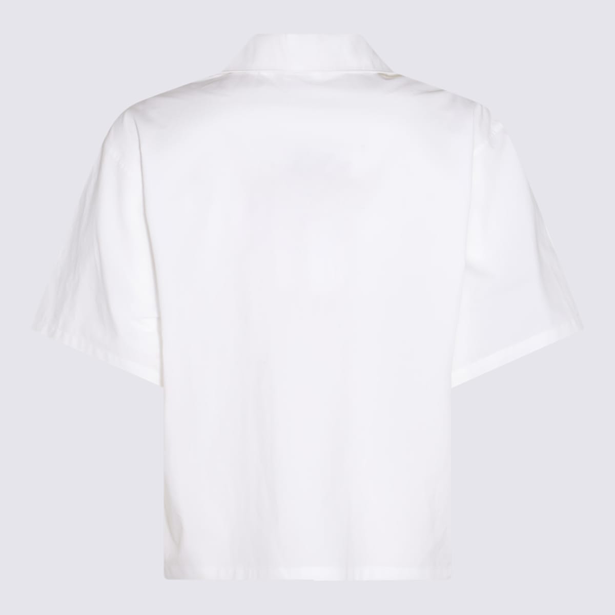 Shop Kenzo White Cotton Boke Flower Shirt