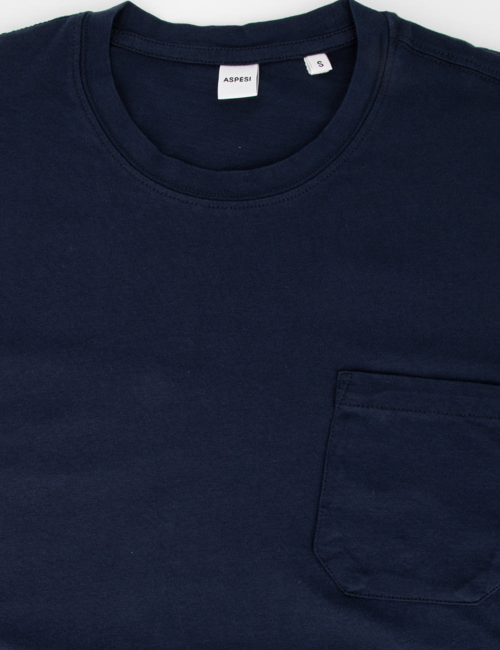 Shop Aspesi Black T-shirt With Prints In Navy