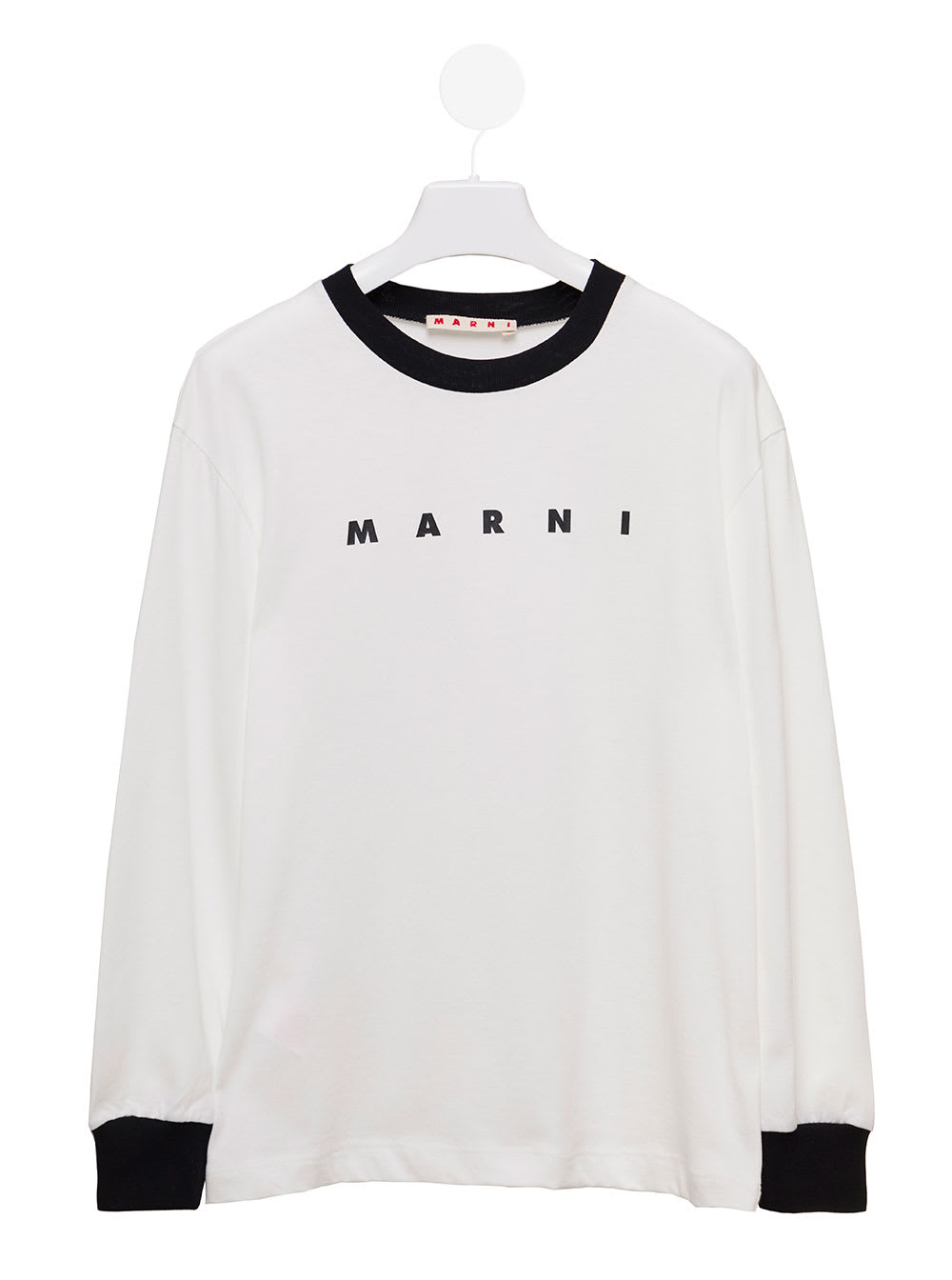 Marni Kids Girls White Long Sleeve Sweatshirt