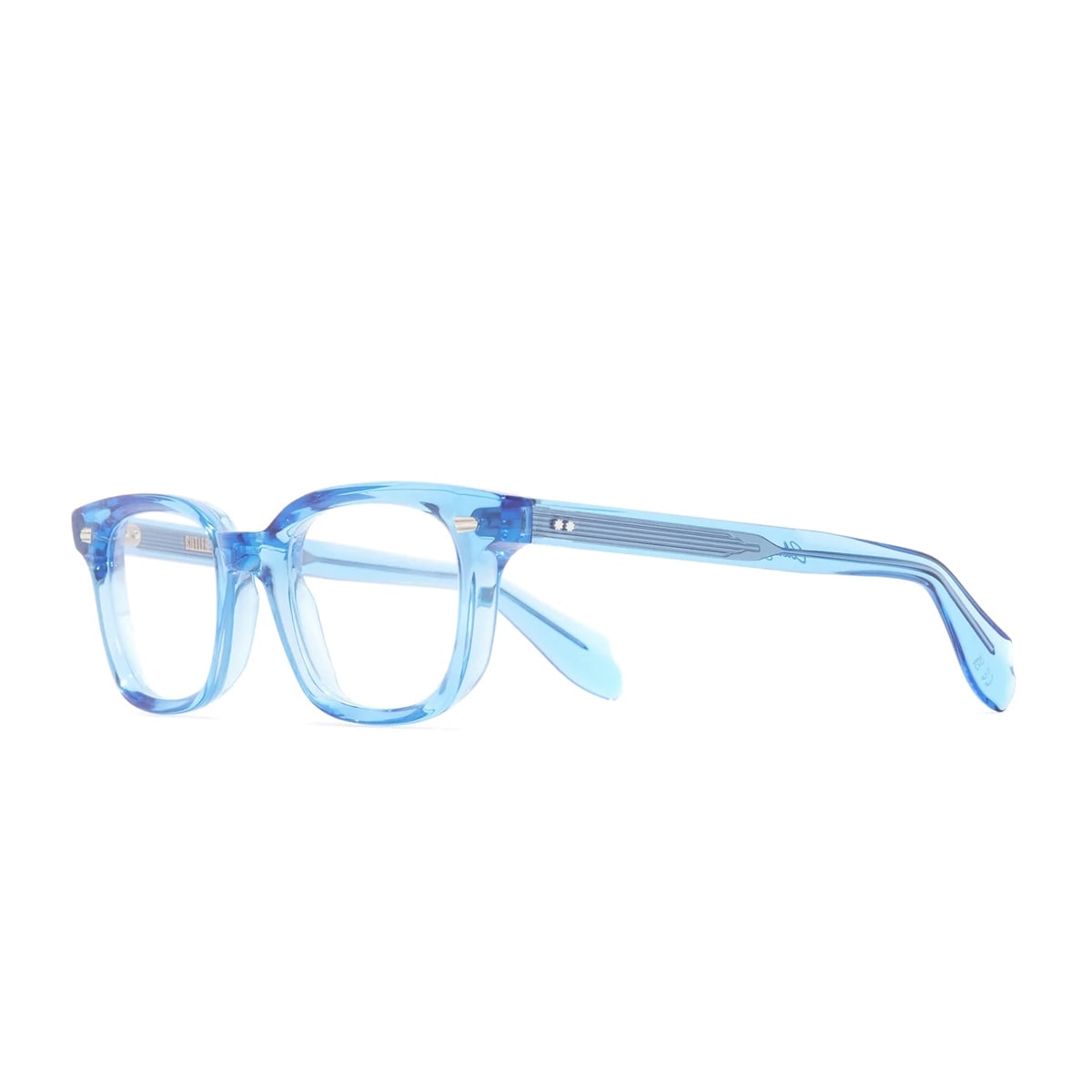 Cutler And Gross 9521 A7 Blue Crystal Glasses In Blue