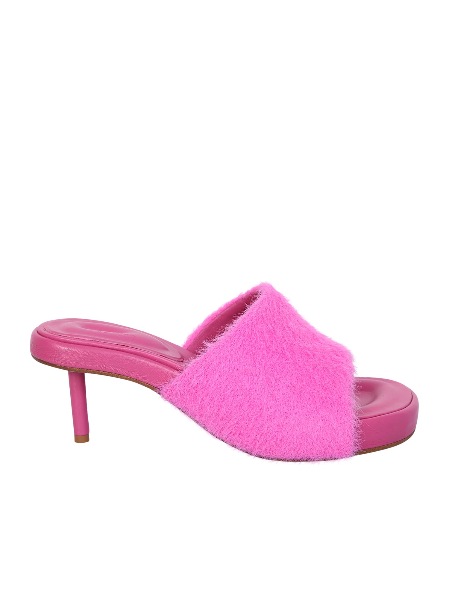 Jacquemus Argilla 55 Mules In Pink