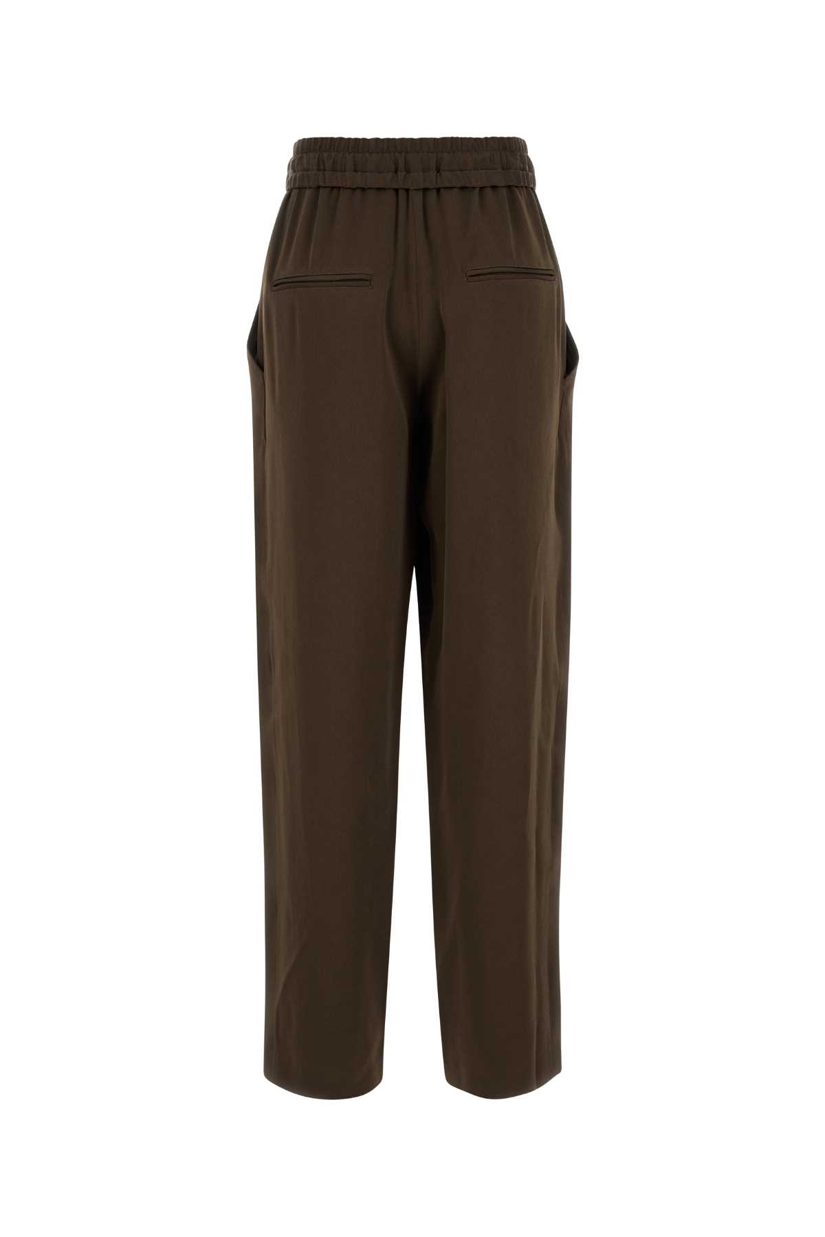 Isabel Marant Women Mud Viscose Blend Kendra Pant In Bronze