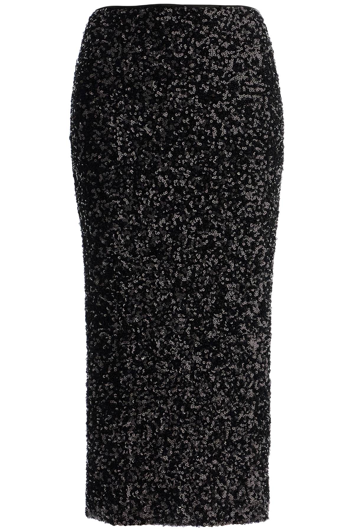 Midi Sequin Skirt In